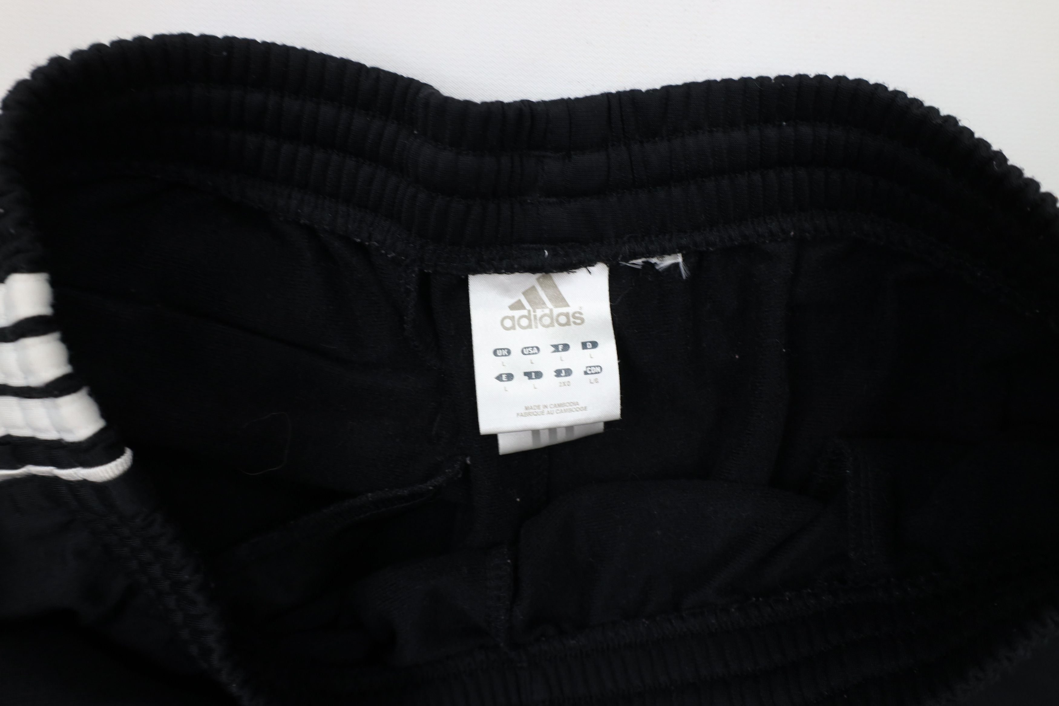 Adidas × Vintage Vintage Adidas Spell Out Striped Wide Leg Sweatpants Pants Size US 36 / EU 52 - 10 Thumbnail