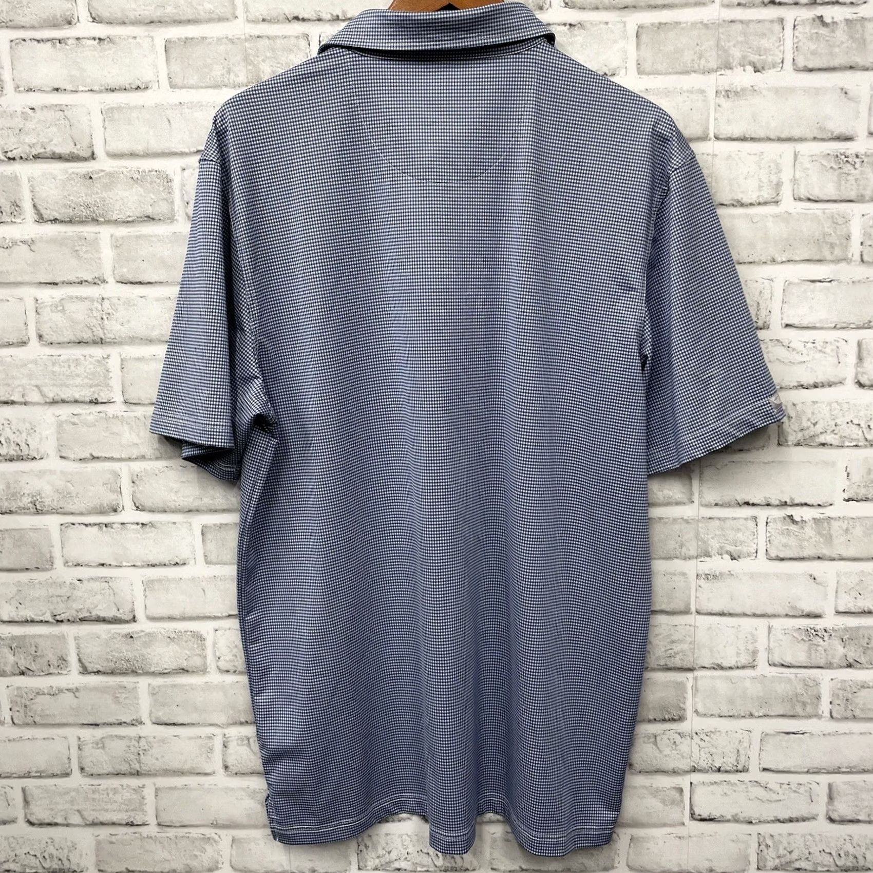 Vintage Straight Down Ravenna Athletic Polo Shirt Mens L Blue Checkered Shirt Size US L / EU 52-54 / 3 - 5 Thumbnail