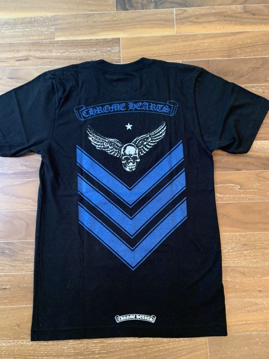 Chrome Hearts Chrome Hearts Blue FOTI Wings Tee shirt S Size US S / EU 44-46 / 1 - 1 Thumbnail
