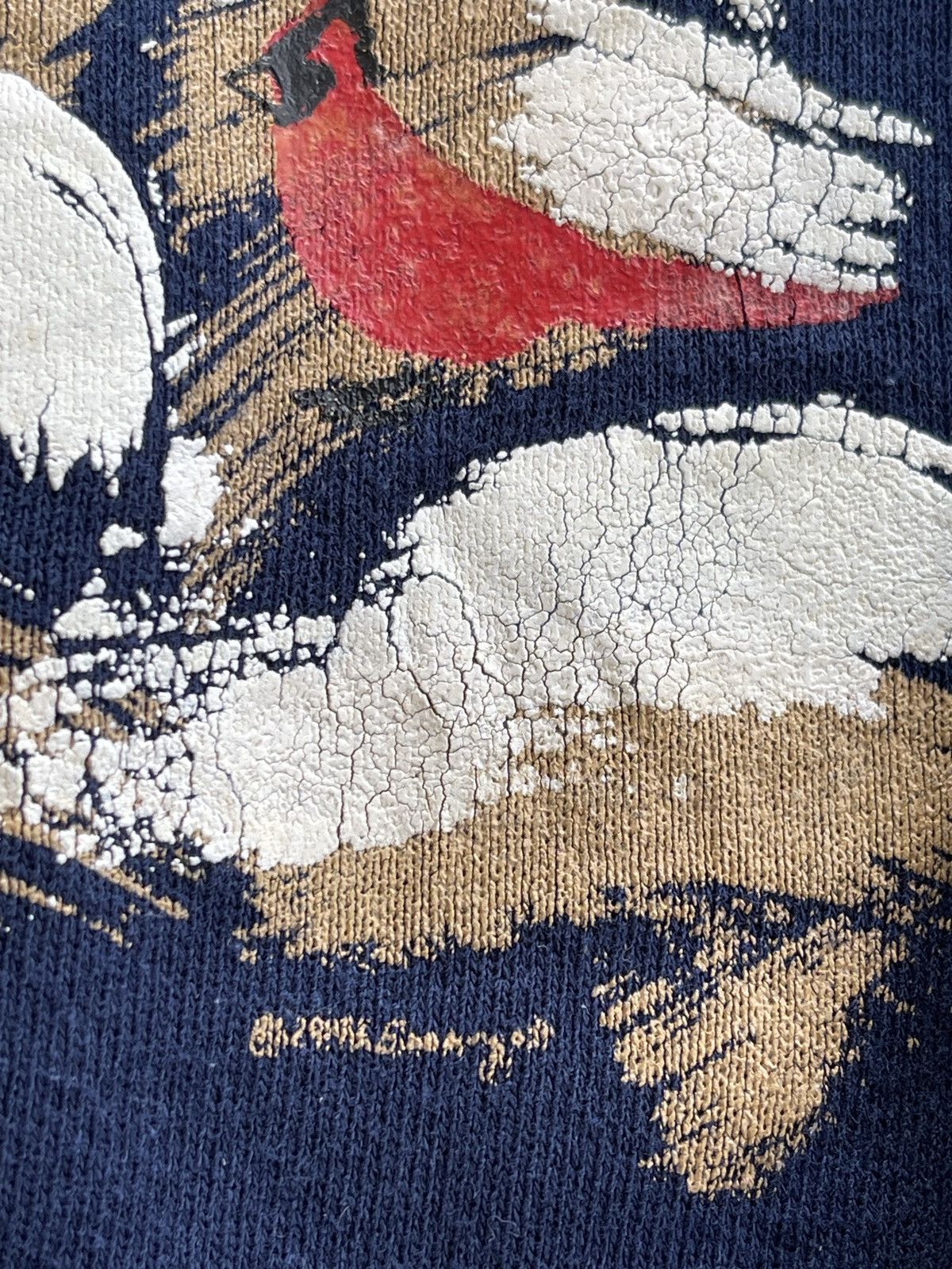 Jerzees Vintage 90s Collared Snowman Sweatshirt Size US L / EU 52-54 / 3 - 7 Thumbnail