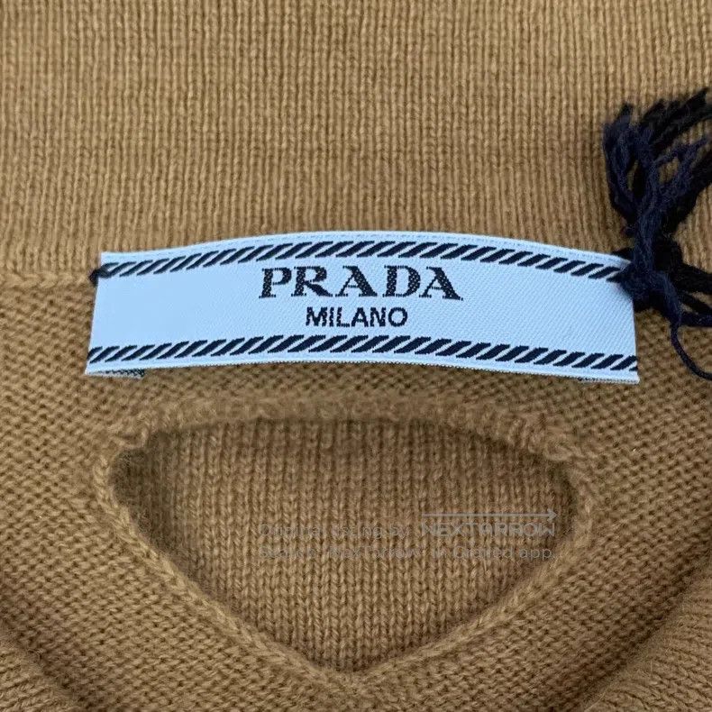 Prada Prada 25 brown cashmere lapel zipper long-sleeved knitwear Size XS / US 0-2 / IT 36-38 - 6 Thumbnail