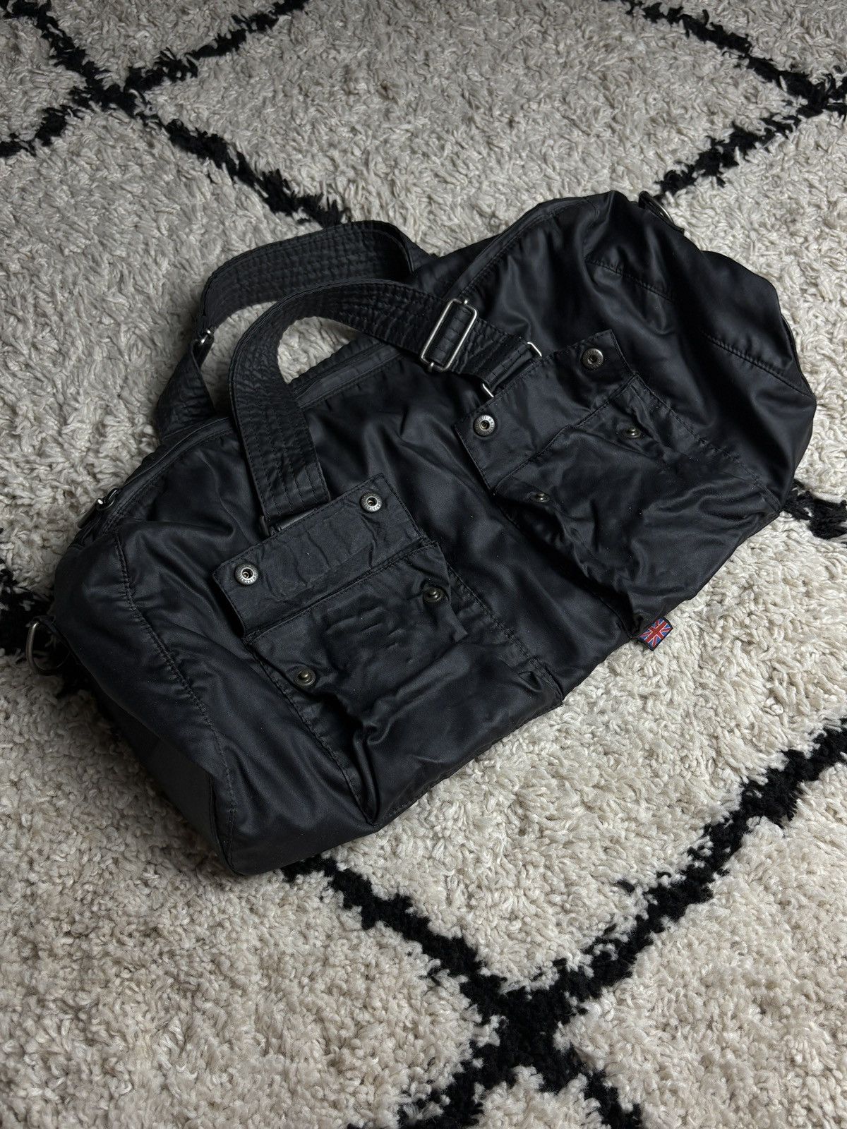 Belstaff Belstaff Archival Nylon Leather Shoulder Bag Size ONE SIZE - 2 Thumbnail