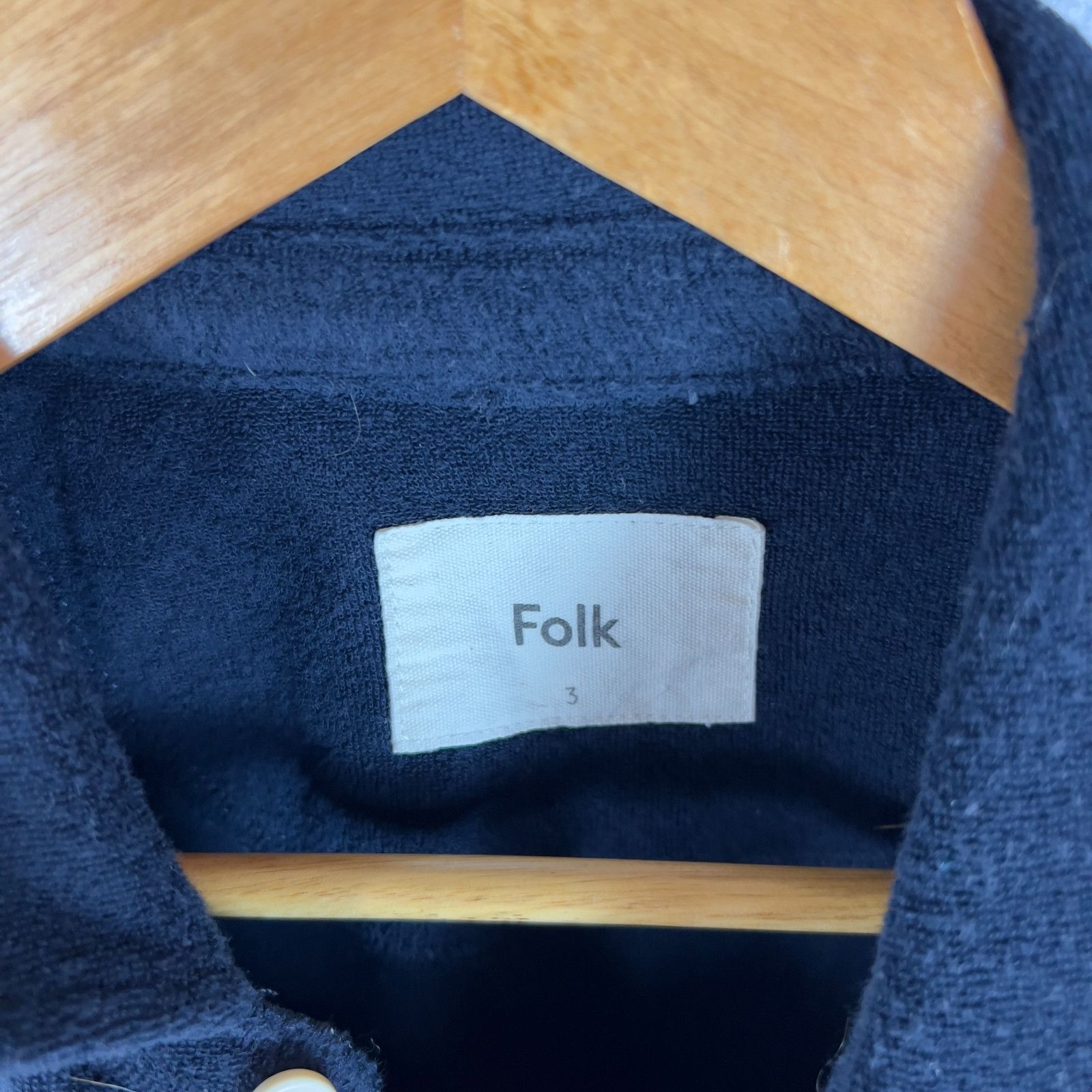 Folk Folk Polo Shirt Men's Size 3 Cotton Blue Short Sleeve ` Size US M / EU 48-50 / 2 - 4 Thumbnail