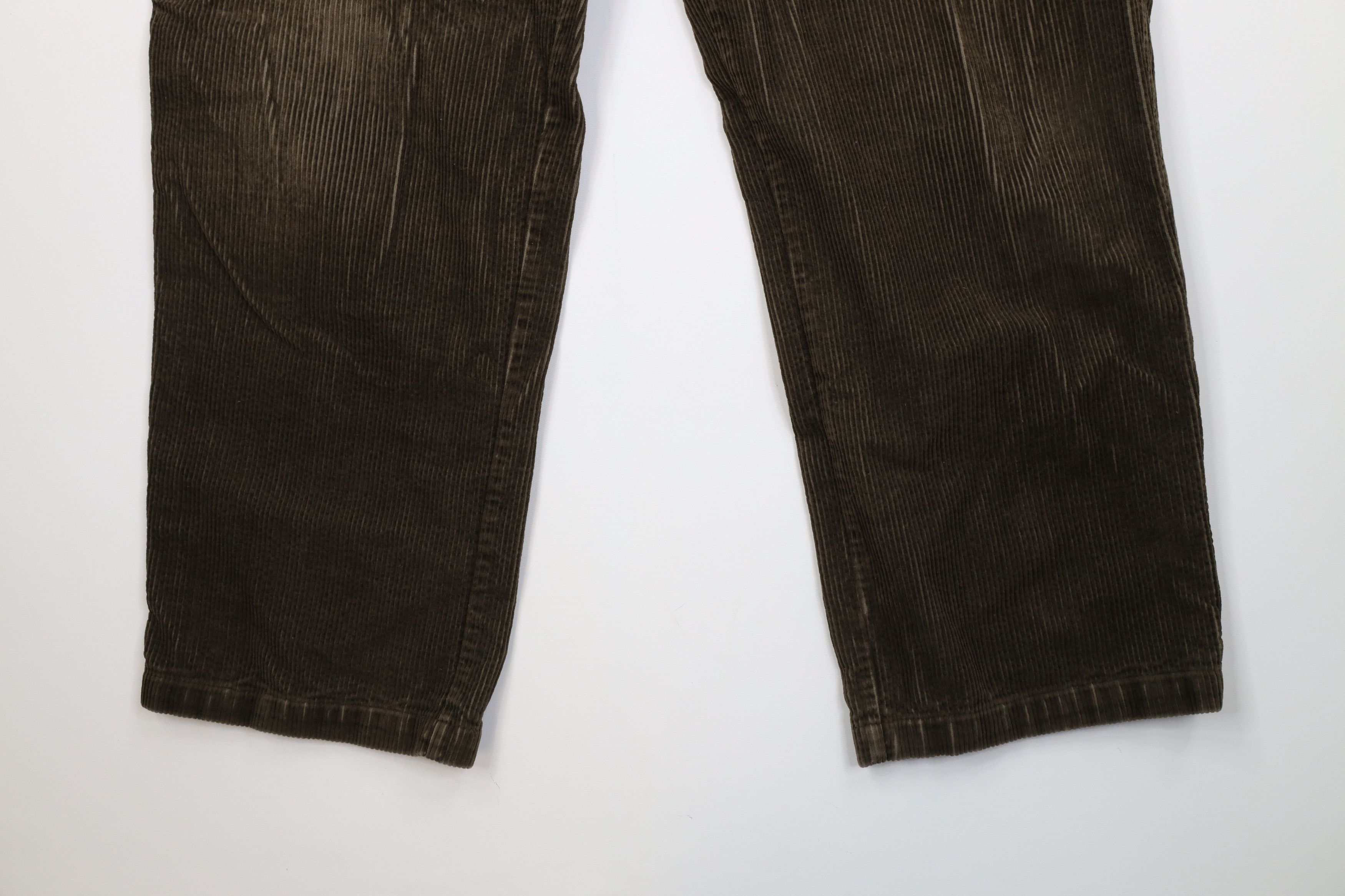 Woolrich Woolen Mills Vintage 90s Y2K Woolrich Heavy Wide Leg Corduroy Chino Pants Size US 42 / EU 58 - 4 Thumbnail