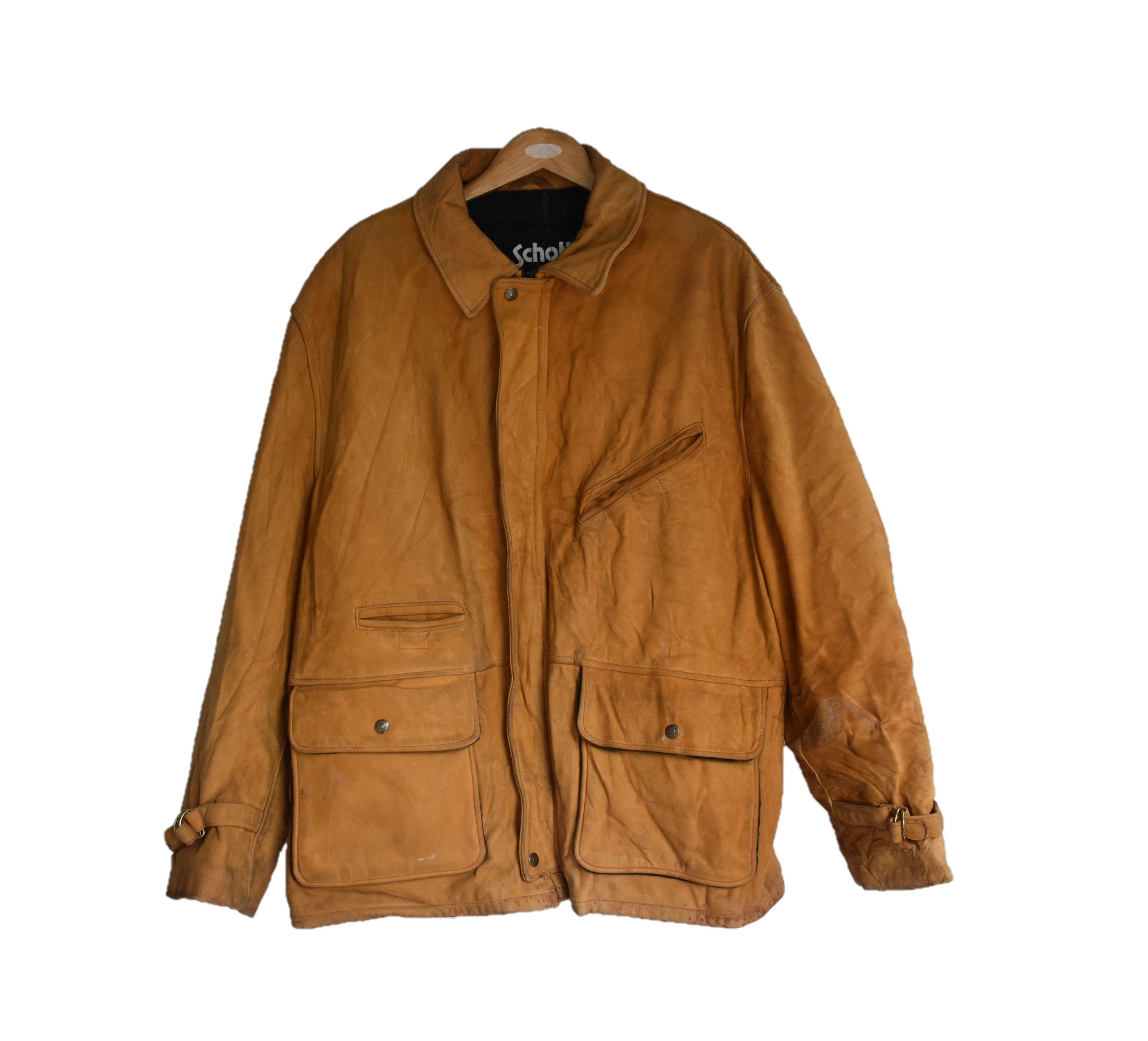 Schott × Vintage Vintage Schott NYC Leather Jacket With Blanked Lining Size US L / EU 52-54 / 3 - 2 Thumbnail
