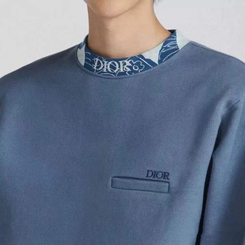 Dior Dior Artist Collaboration Embroidered Logo Sweatshirt. Size US XL / EU 56 / 4 - 7 Thumbnail