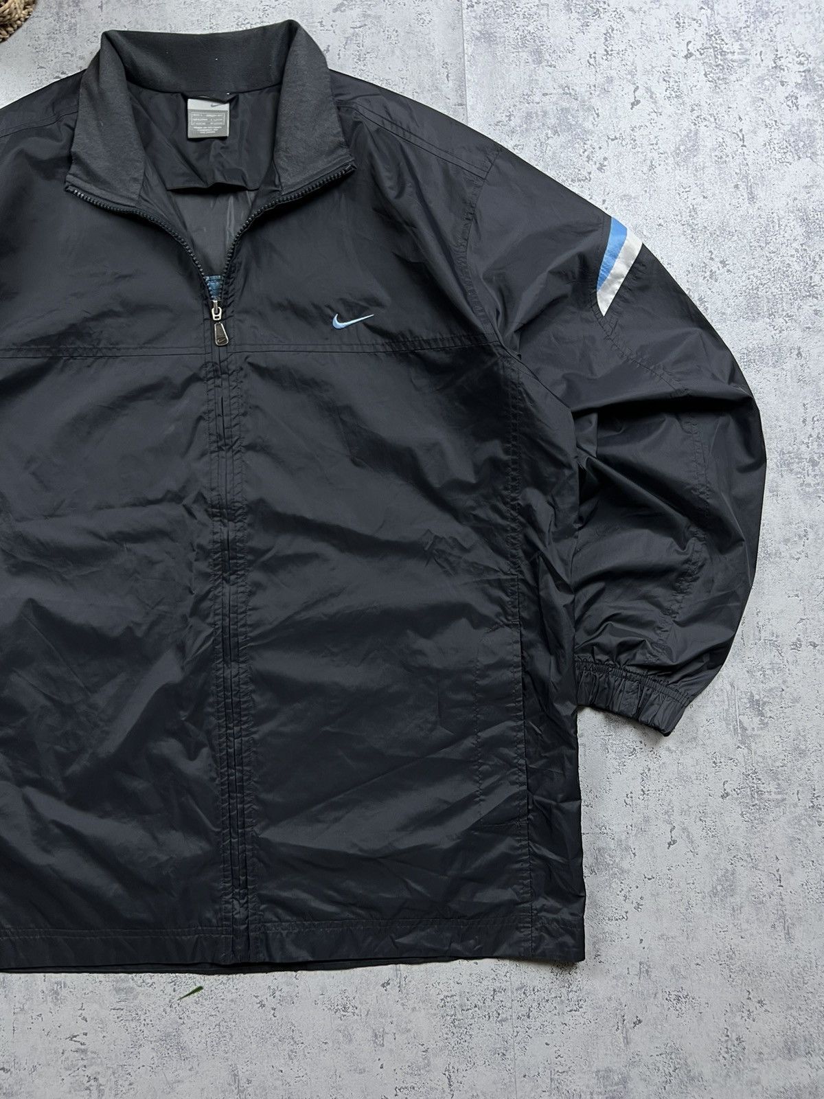 Nike × Vintage 90s Nike Double Swoosh Vintage Y2K Nylon Retro Light Jacket Size US L / EU 52-54 / 3 - 4 Thumbnail