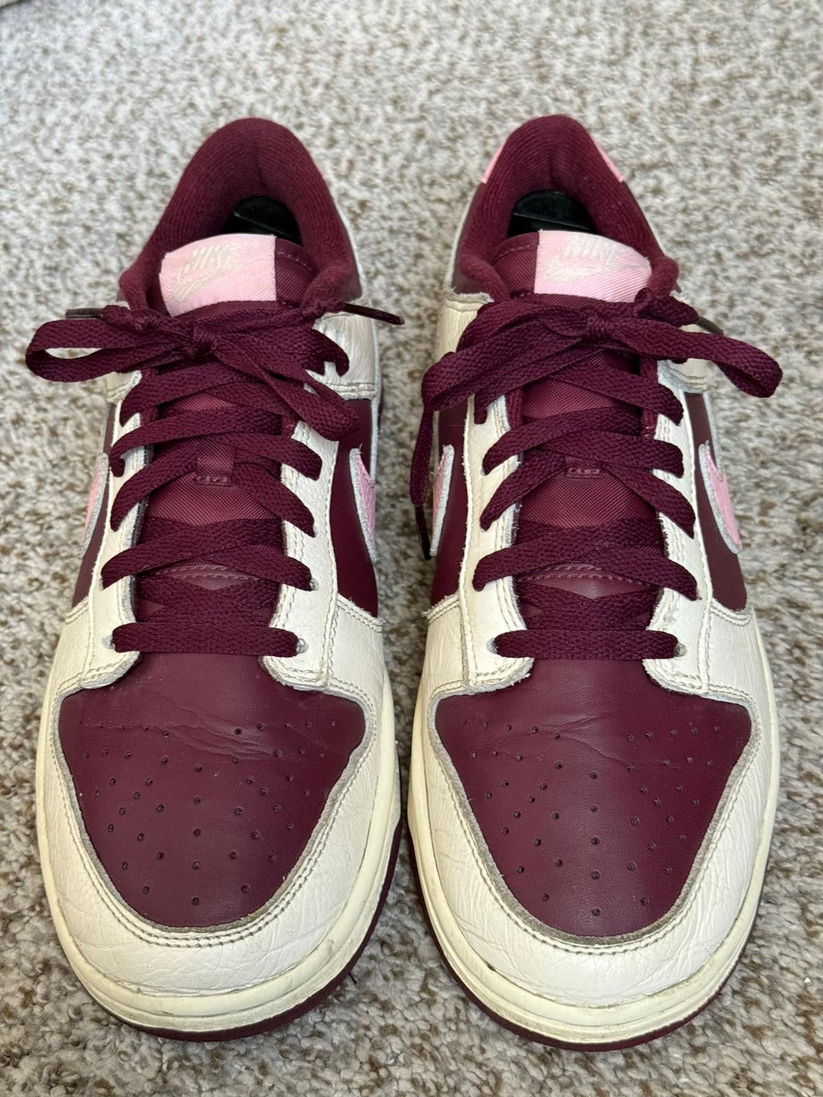 Nike Nike Dunk Low Retro "Valentine's Day" (2023) Men's Size 9.5 Size US 9.5 / EU 42-43 - 4 Thumbnail