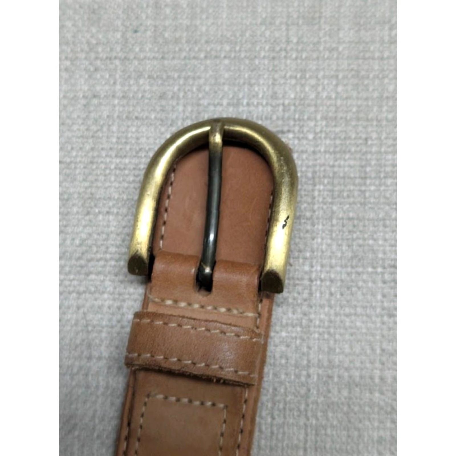 Vintage VINTAGE Atlas WESTERN BELT Ranger Belt ENGLAND cowhide leather 36 Brown Mens Belt 35/36 Western Ranger Size 36 - 3 Thumbnail