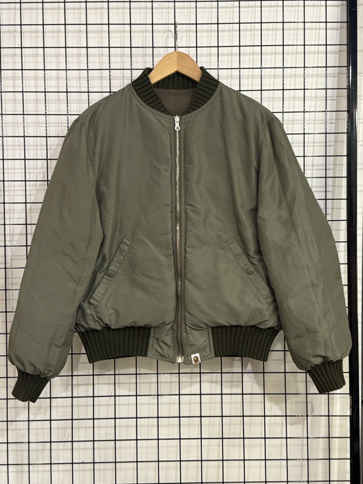 Bape A Bathing Ape Green Bomber Jacket Size US M / EU 48-50 / 2 - 11 Thumbnail