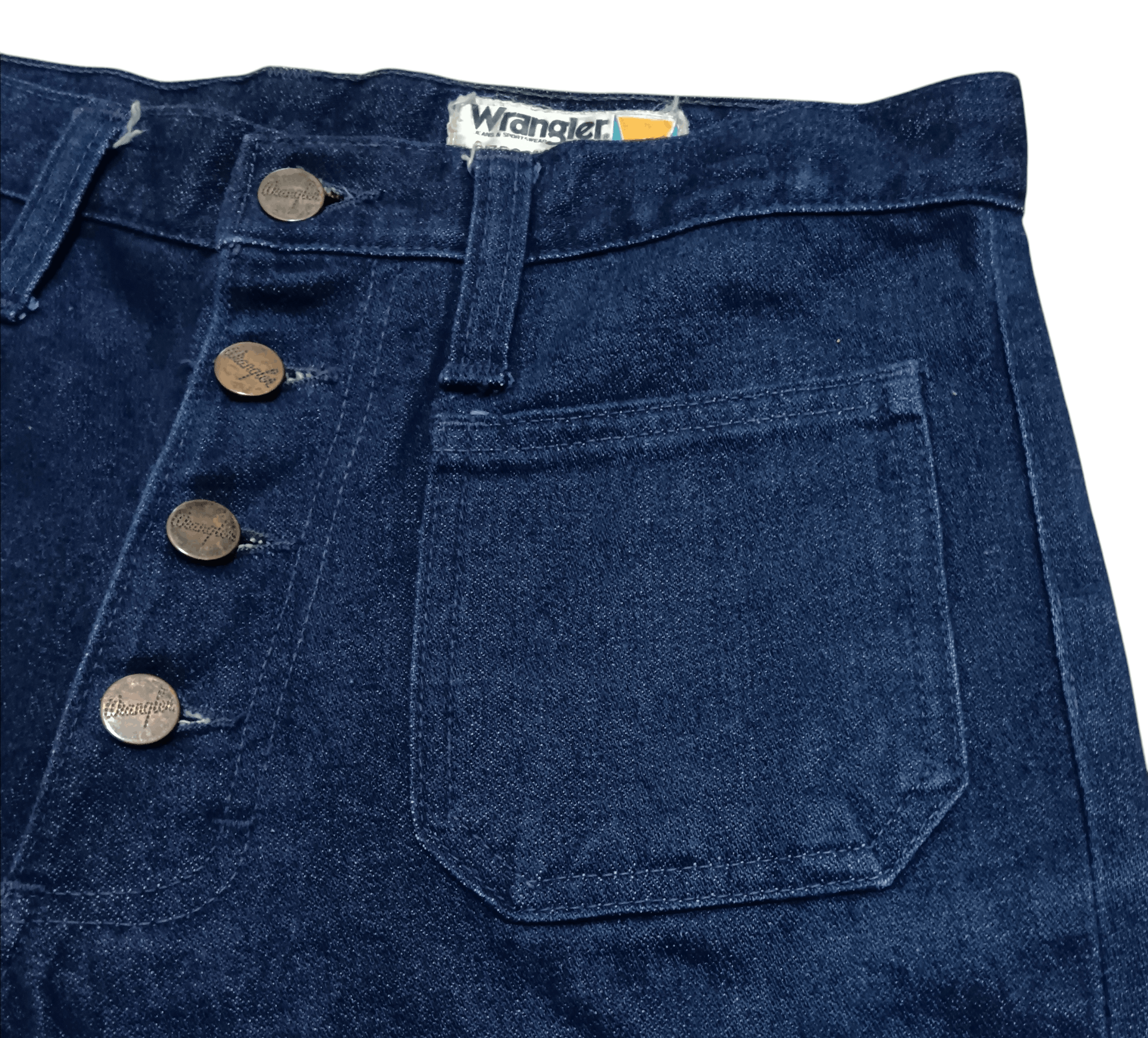 Wrangler CRAZY VINTAGE 70S/80S WRANGLER FLARED BUTTON-FLY JEANS Size US 30 / EU 46 - 2 Thumbnail