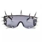 Japanese Brand × Vintage Spiked Sunglasses Y2K Size ONE SIZE - 2 Thumbnail