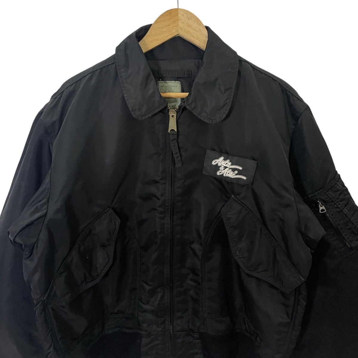Alpha Industries Vintage 80s Alpha Industries Cwu-45/p Flight Jacket Size US XL / EU 56 / 4 - 10 Thumbnail
