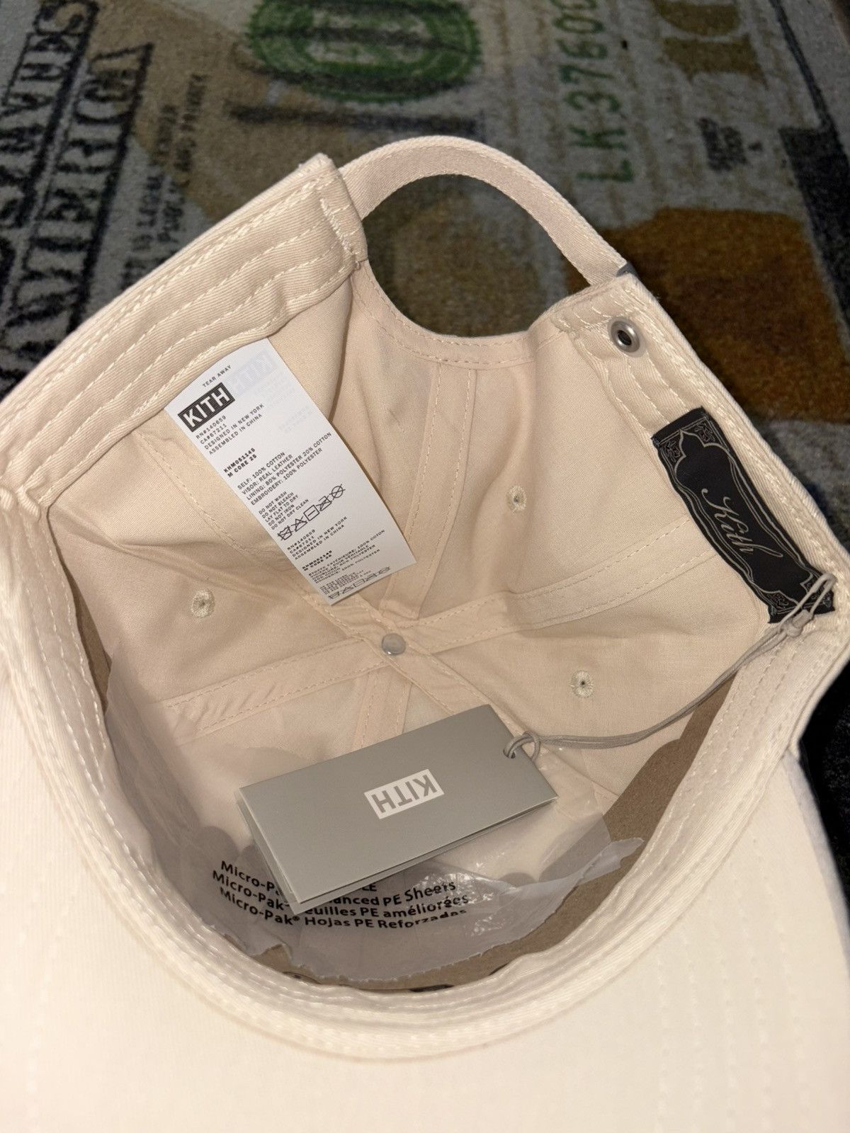 Kith Kith Twill Suede Aaron Dad Hat Sandrift Size ONE SIZE - 4 Thumbnail
