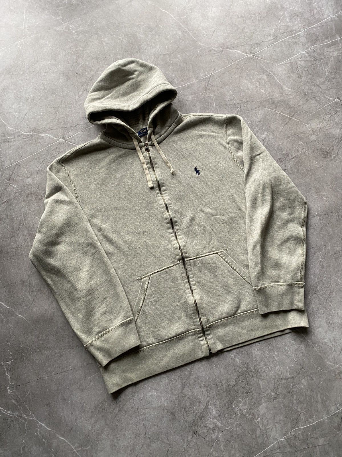 Polo Ralph Lauren Vintage Y2K Polo Ralph Lauren Hoodie Full Zip Retro Hype Size US XL / EU 56 / 4 - 1 Thumbnail