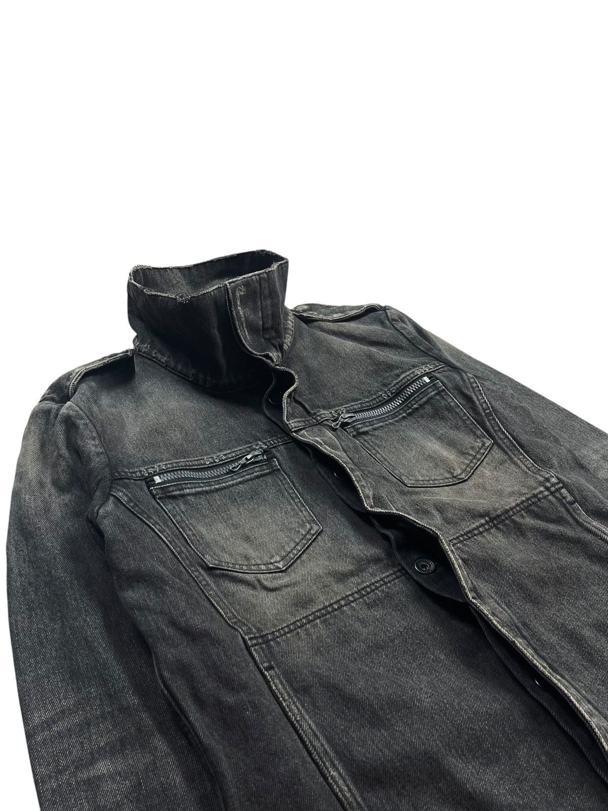 If Six Was Nine 20000s Attachment - Riri Zips Biker Denim Jacket Size US M / EU 48-50 / 2 - 7 Thumbnail