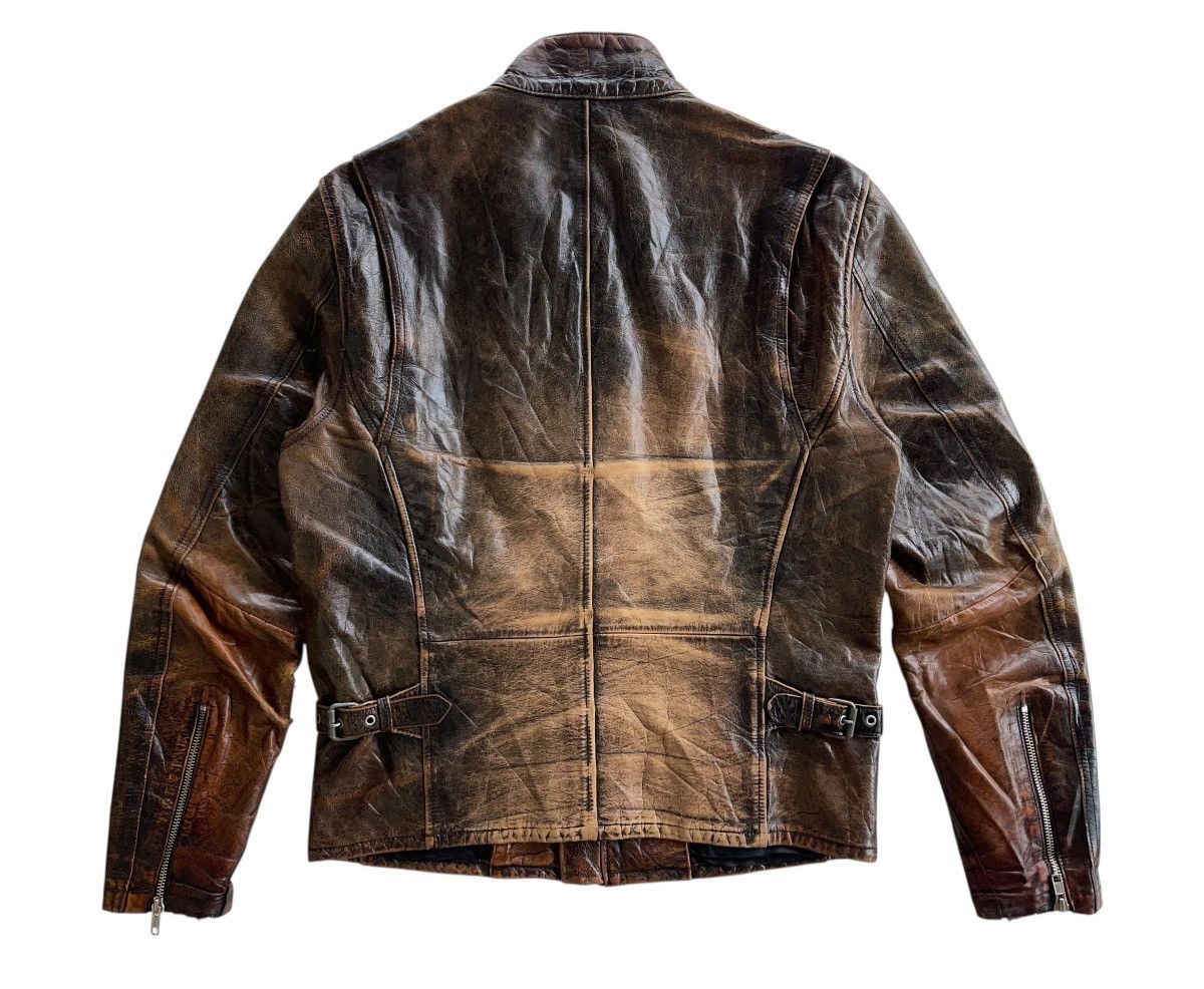 Japanese Brand Cafe Racer Biker Buffalo Leather Jacket Size US M / EU 48-50 / 2 - 3 Thumbnail