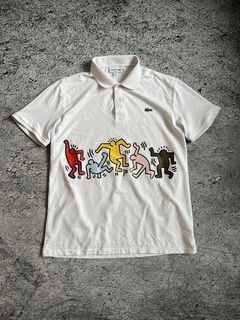 Lacoste keith haring outlet polo