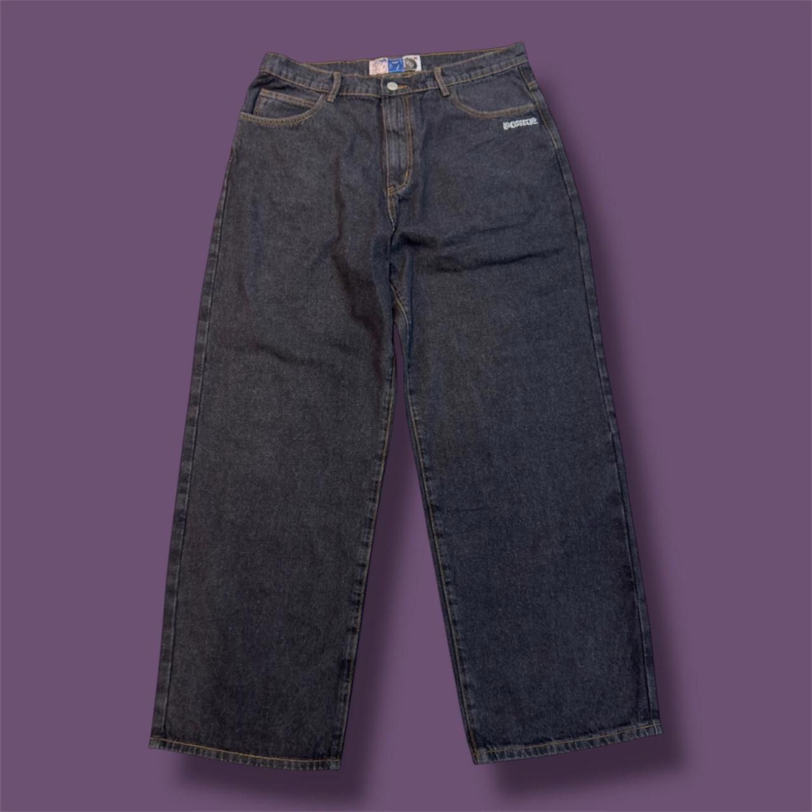 Other Poser Cops and Robbers Black Baggy Jeans L Size US 34 / EU 50 - 1 Thumbnail