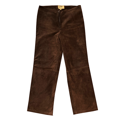 Leather Chocolate leather pants Size 27" / US 4 / IT 40 - 1 Thumbnail