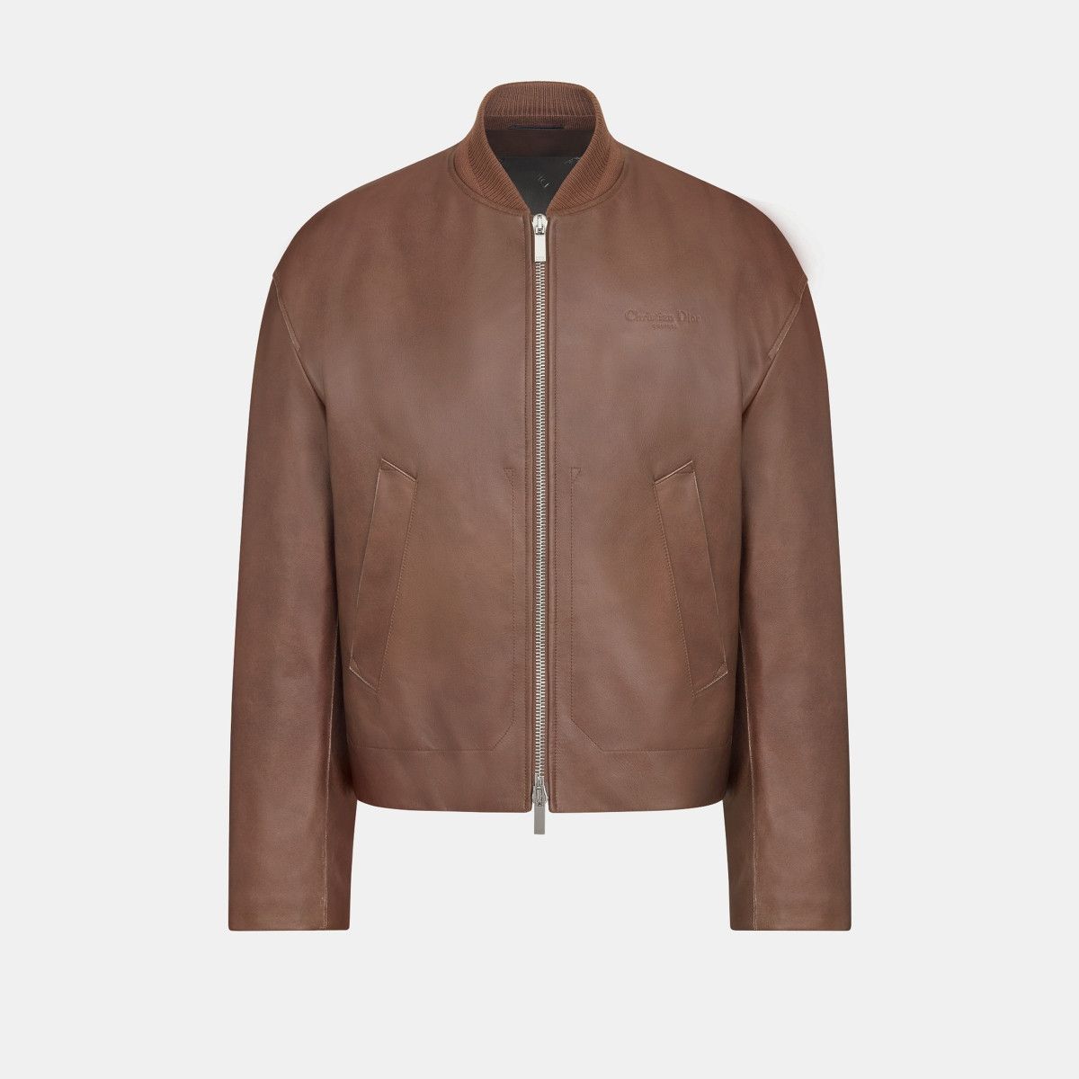 o1bcso1str0226 Couture Bomber Jacket in Brown