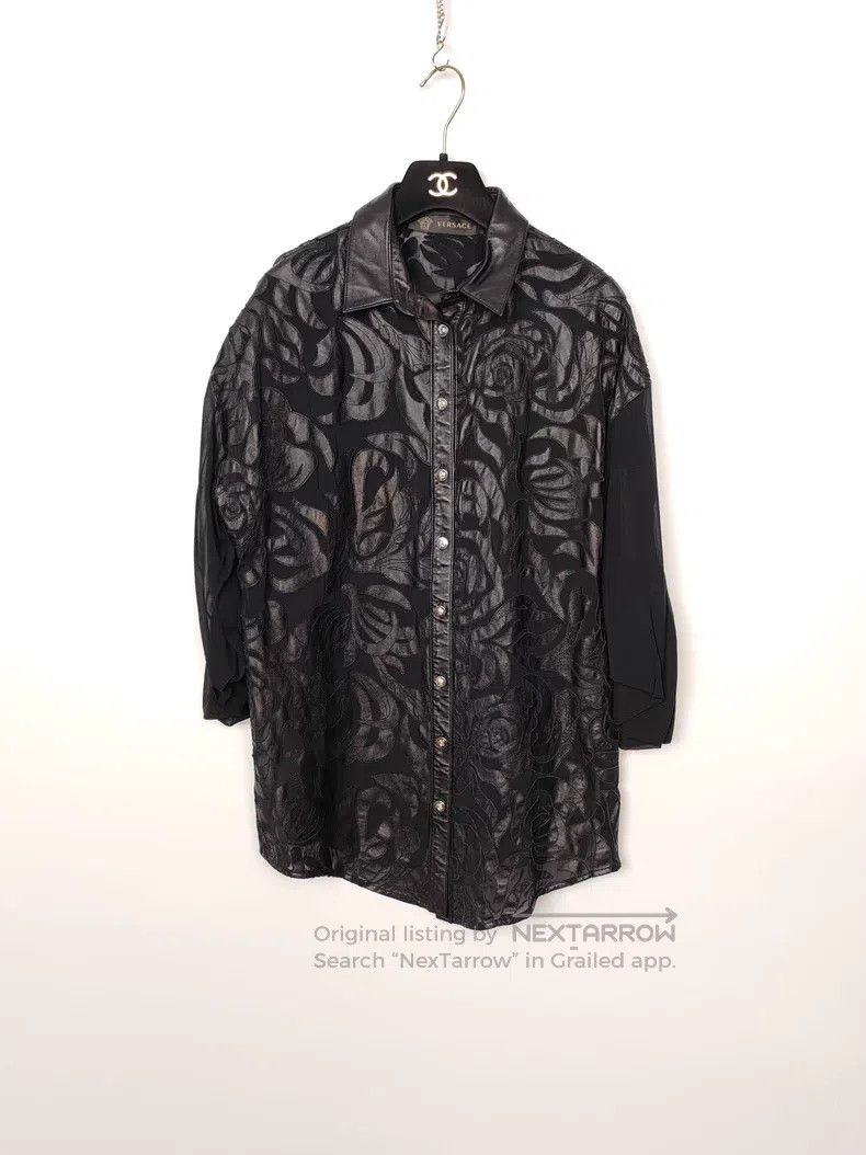 Versace Versace Patchwork silk jacquard lapel shirt Size XS / US 0-2 / IT 36-38 - 1 Thumbnail