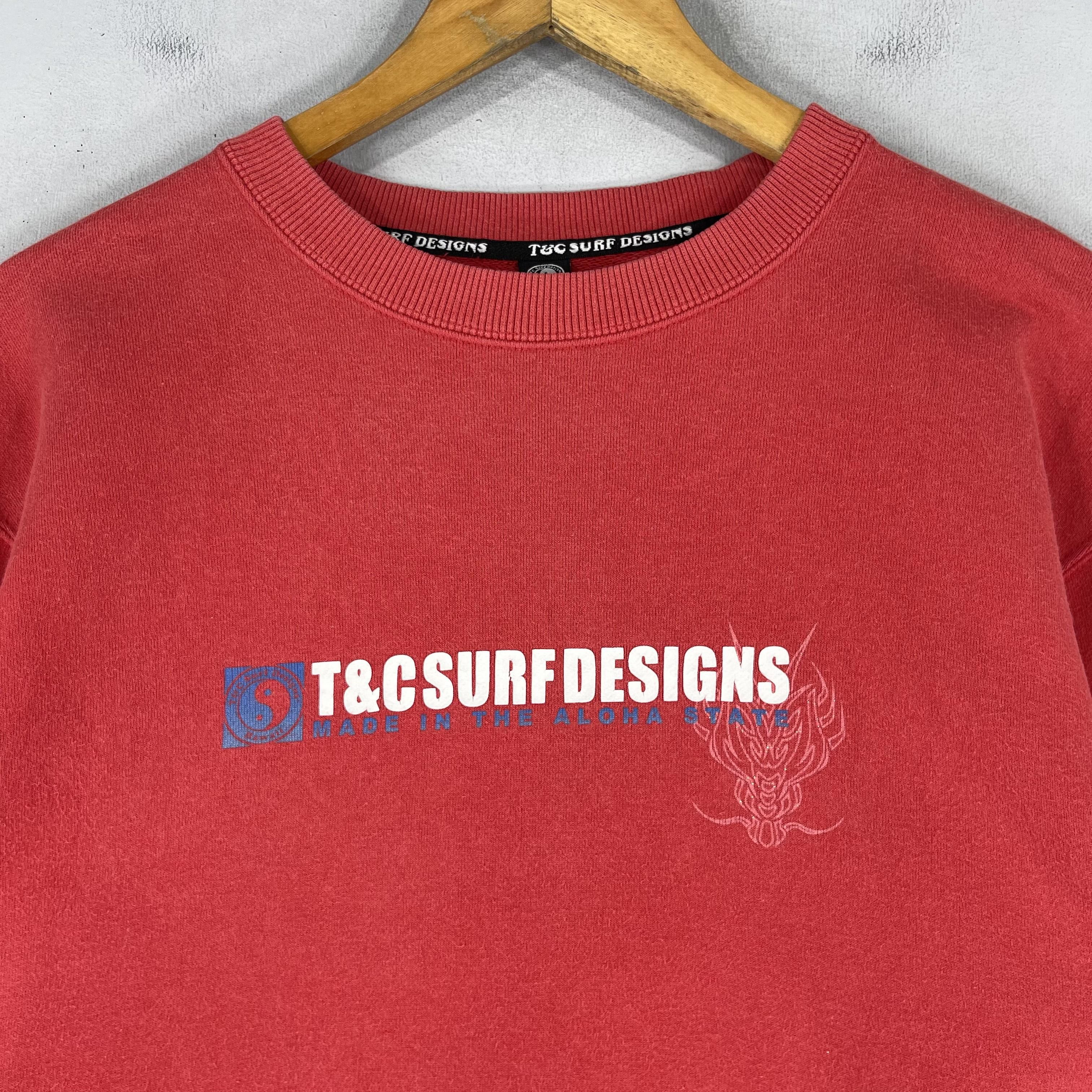 Japanese Brand × Vintage Vintage T&C Surf Design Back Hit Logo Printed Sweatshirt Size US M / EU 48-50 / 2 - 5 Thumbnail