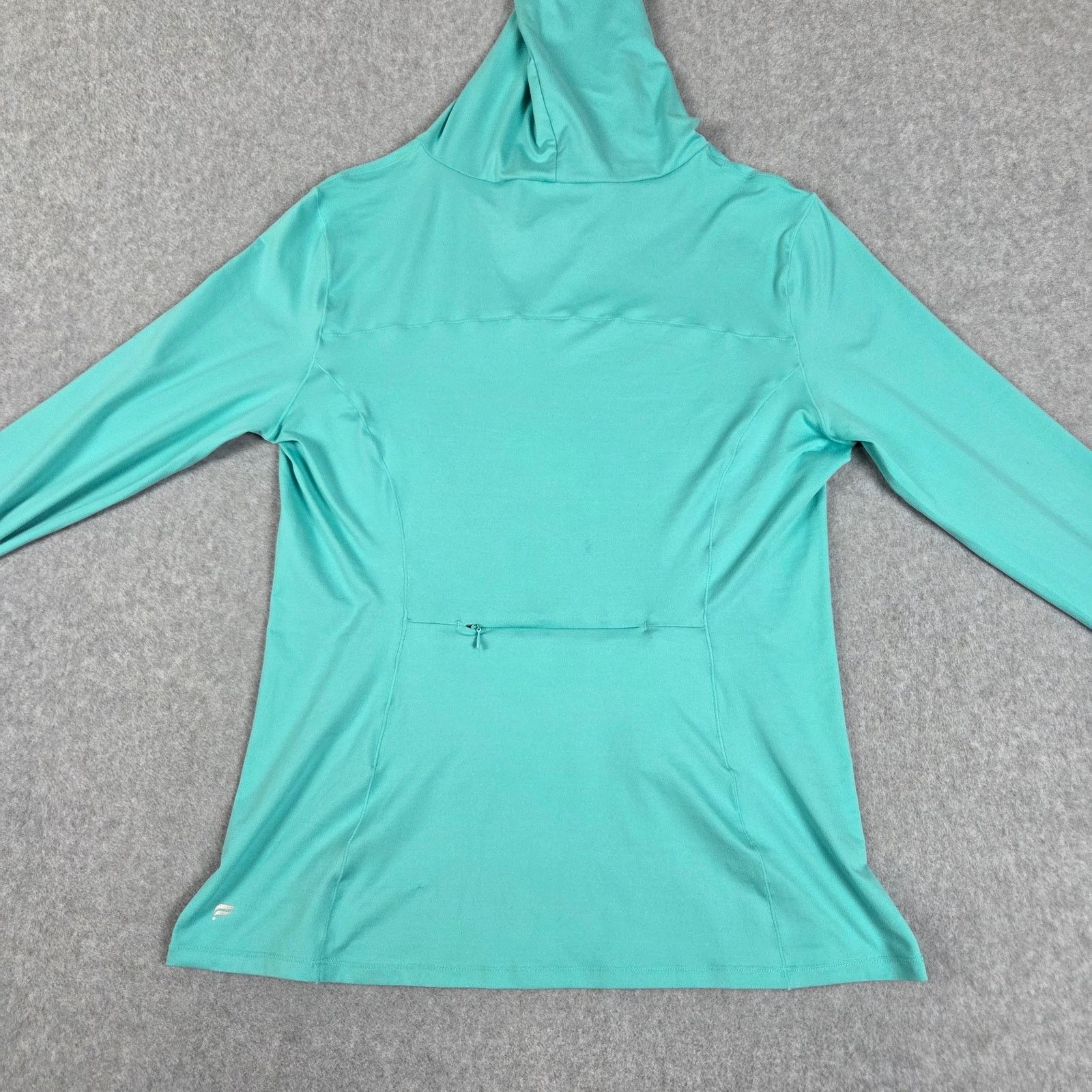 Fabletics Fabletics XL Teal Hoodie Thumbholes, Back and Wrist Pockets Size XL / US 12-14 / IT 48-50 - 10 Thumbnail