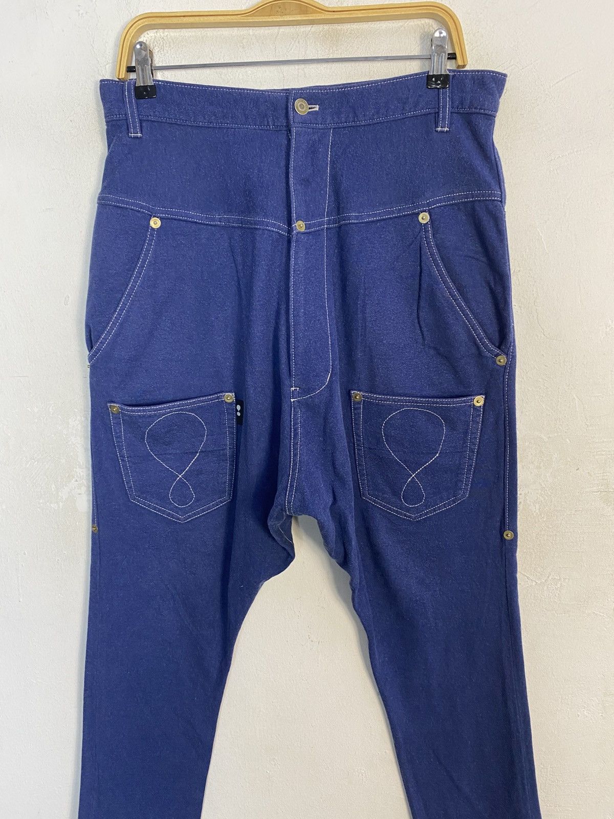 mercibeaucoup Mercibeaucoup Jevous Enprie Issey Miyake Denim Baggy Rise 32 Size 32" / US 10 / IT 46 - 3 Thumbnail