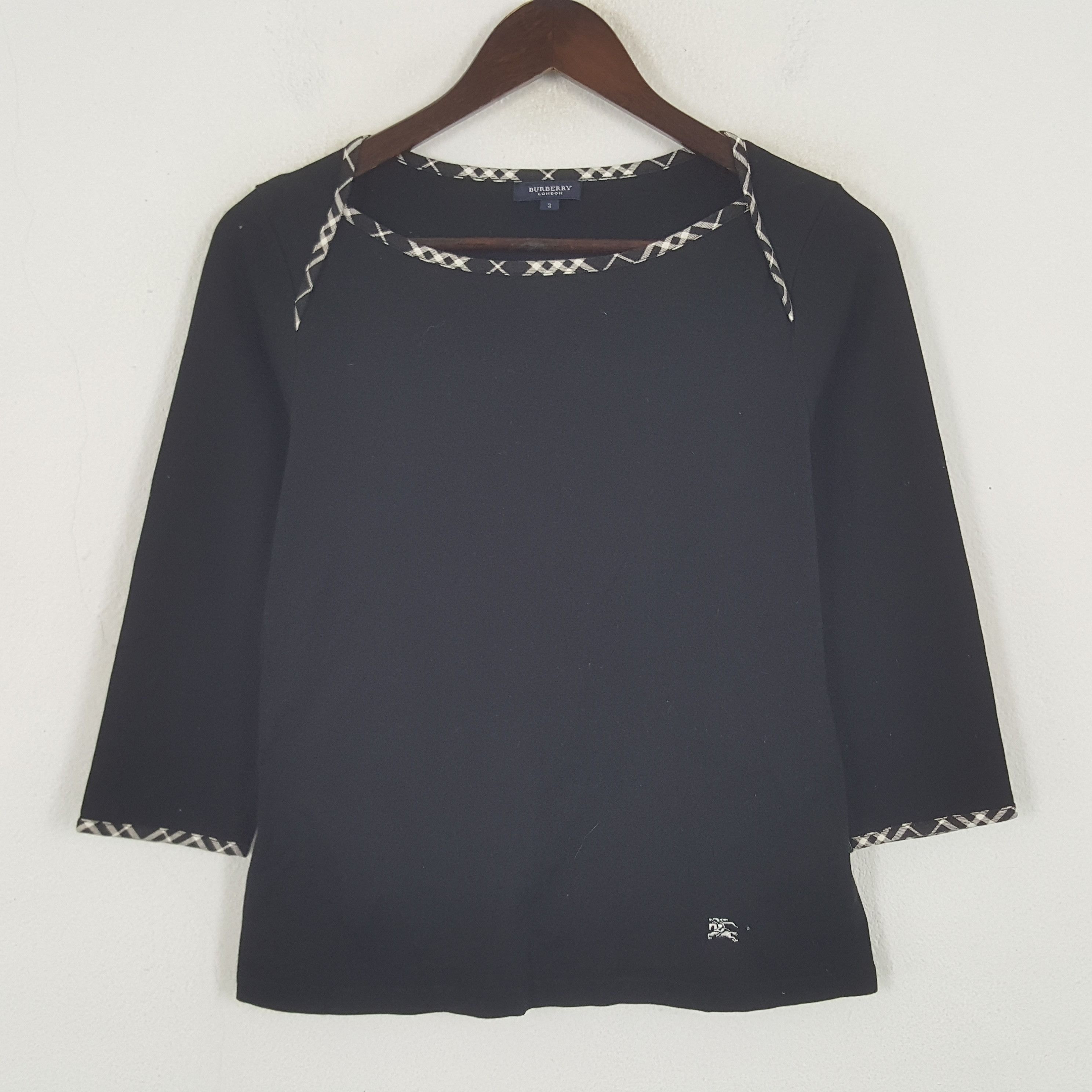 Burberry × Vintage Vintage Burberry London Custom Spell Out Tshirt Size S / US 4 / IT 40 - 3 Thumbnail