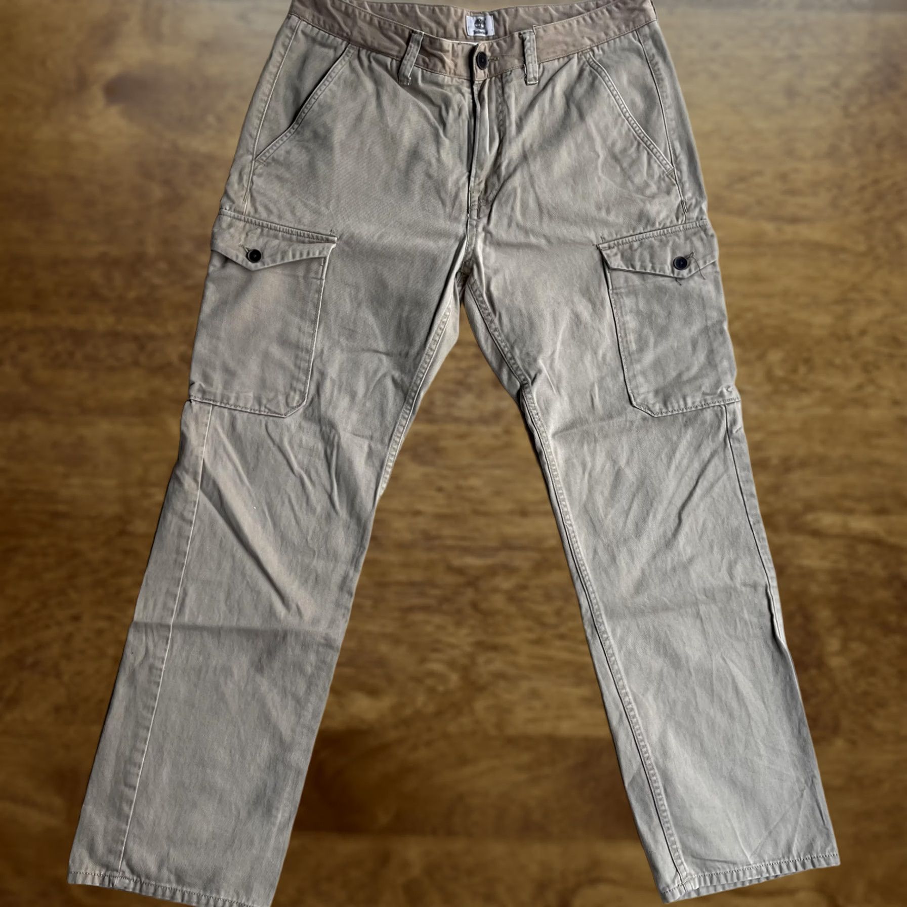 Timberland Timberland Cargo Pants Mens 34x30 Beige Straight Leg Casual Workwear Twill Size US 34 / EU 50 - 1 Thumbnail