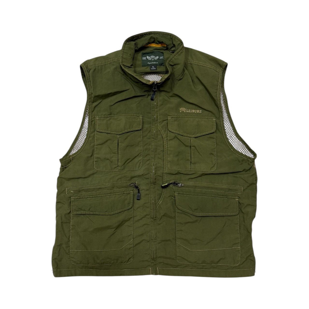 Japanese Brand LEISURE ULTILTY FIELD BACK NETTING VESTS JACKET Size US M / EU 48-50 / 2 - 1 Thumbnail