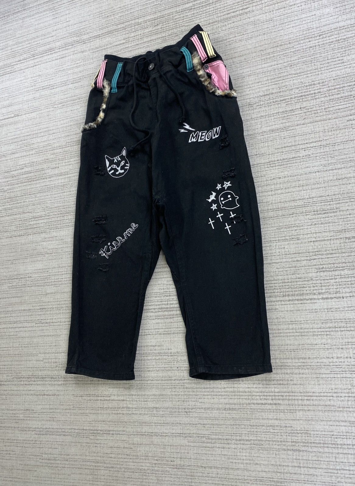 Japanese Brand Vintage Chip Clip Punk Style 3/4 Pants Size US 26 / EU 42 - 4 Thumbnail