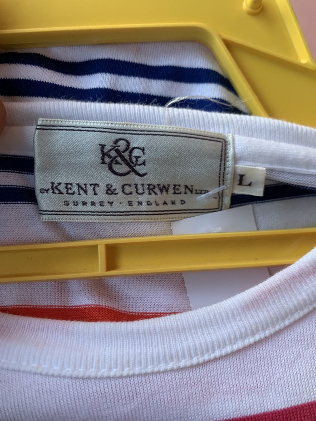Kent & Curwen Kent & Curwen Striped Tshirt Size US M / EU 48-50 / 2 - 2 Thumbnail