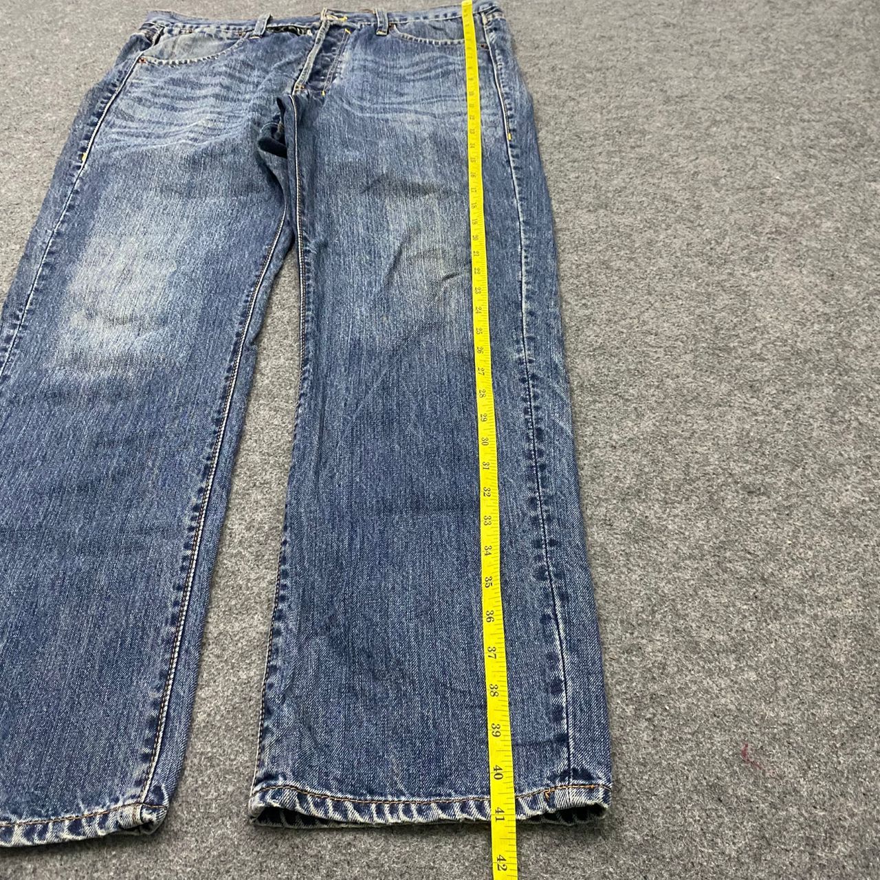 Levi's Vintage Levis Distressed Denim Kurt Cobain Style Size US 37 - 2 Thumbnail