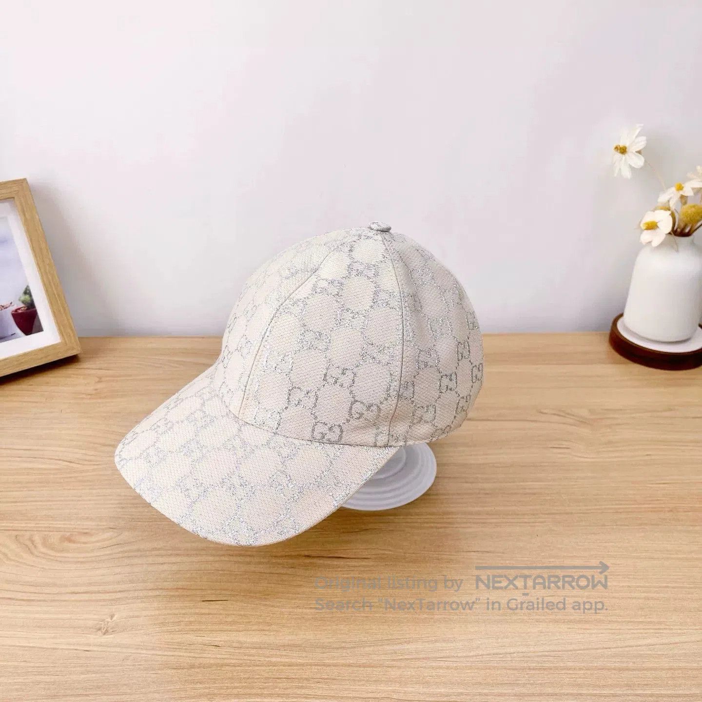Other Gucci Beige Silver GG Baseball Cap. Size ONE SIZE - 3 Thumbnail