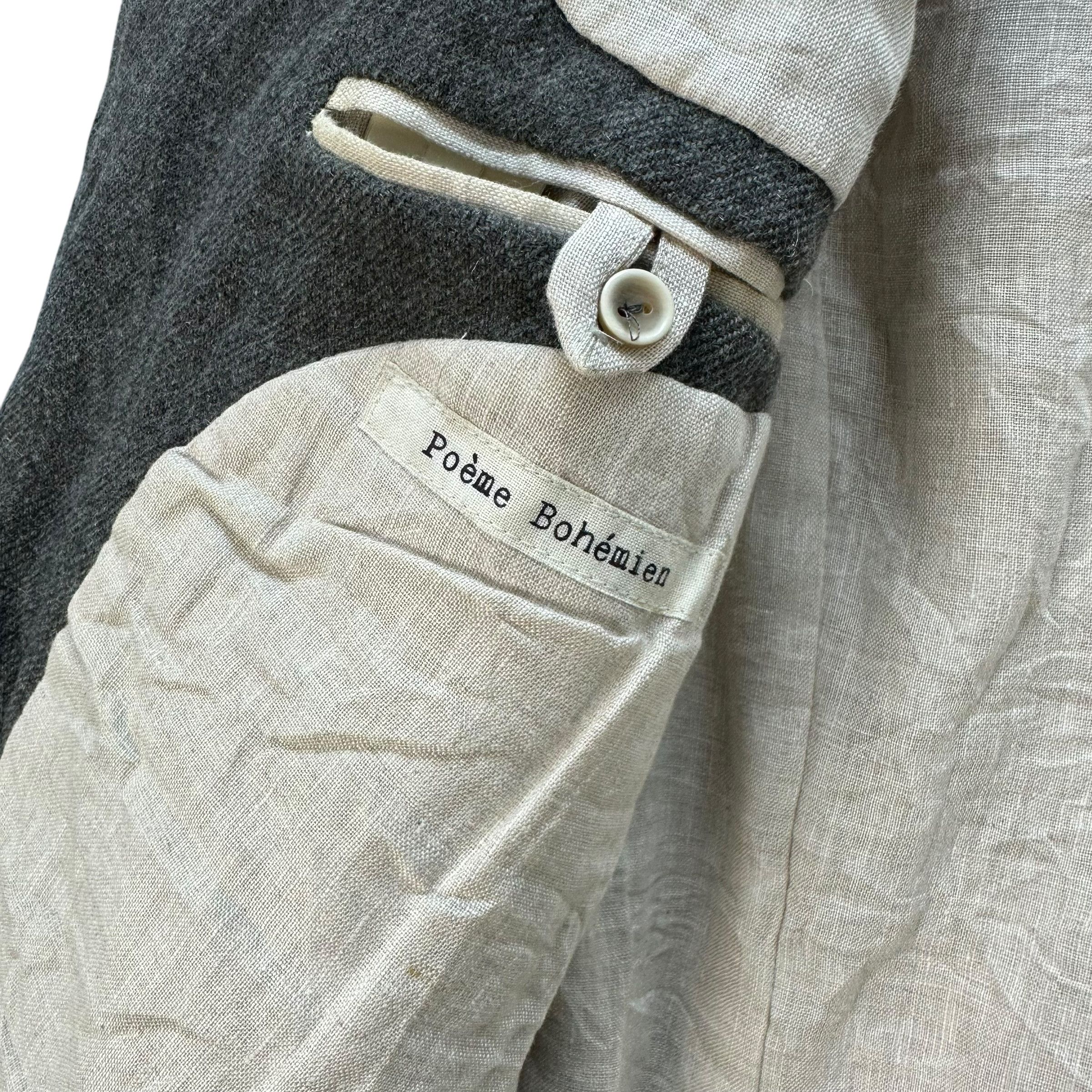Poeme Bohemien Vintage POEME BOHEMEIN Wool Blend Long Coat #A76-1843 Size US M / EU 48-50 / 2 - 8 Thumbnail