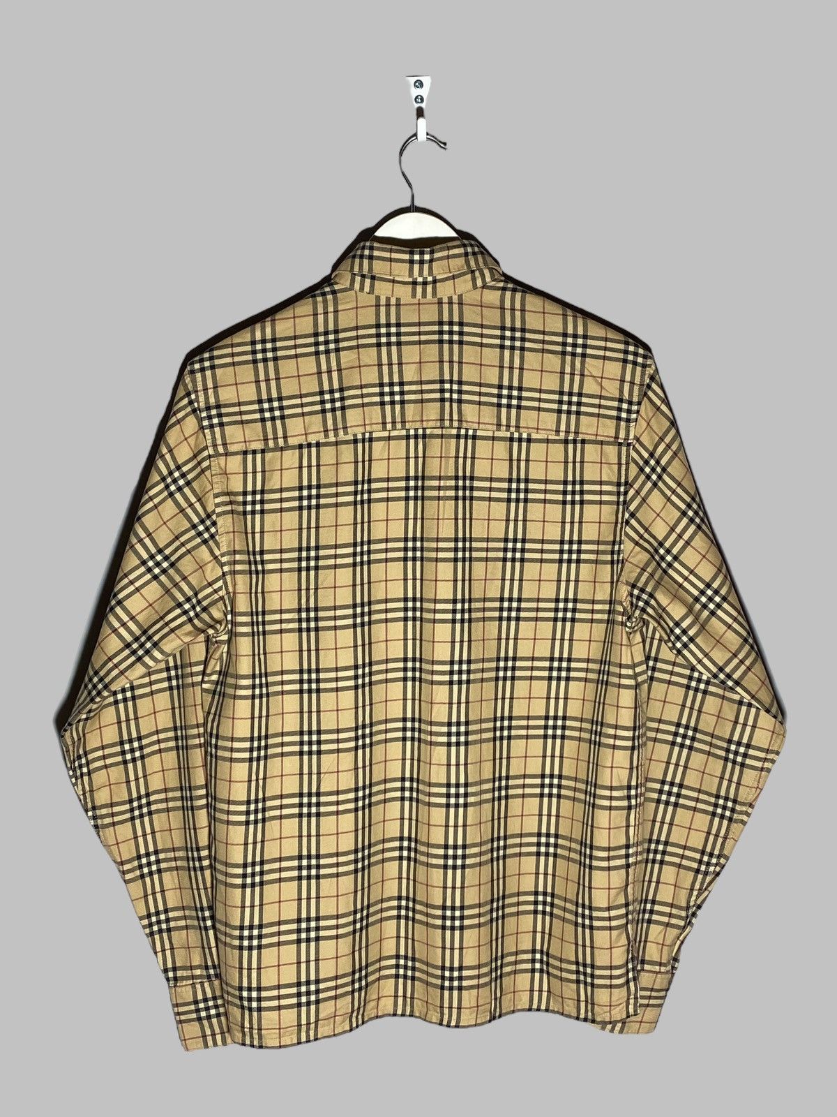 Burberry Vintage Burberry London Checked Long Sleeve Shirt Men’s Size US S / EU 44-46 / 1 - 2 Thumbnail