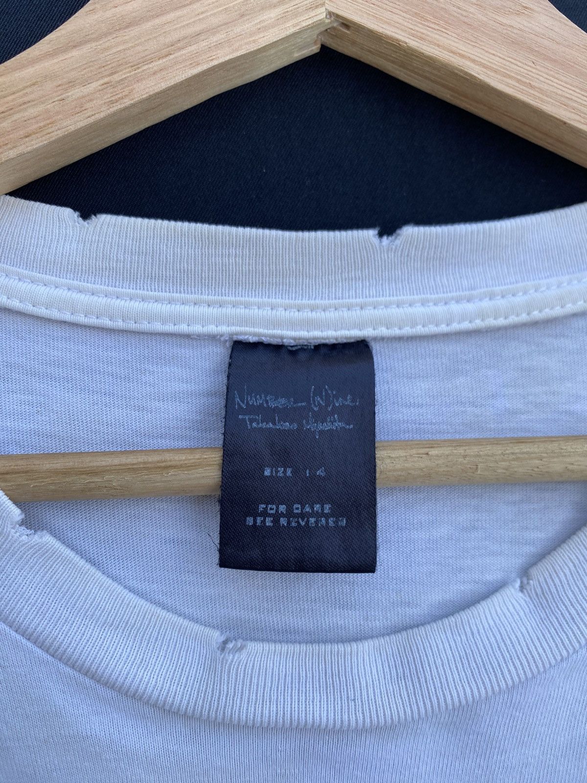 Japanese Brand Rare "What The Hell" Inspired by Number (N)ine Tshirt Size US L / EU 52-54 / 3 - 11 Thumbnail