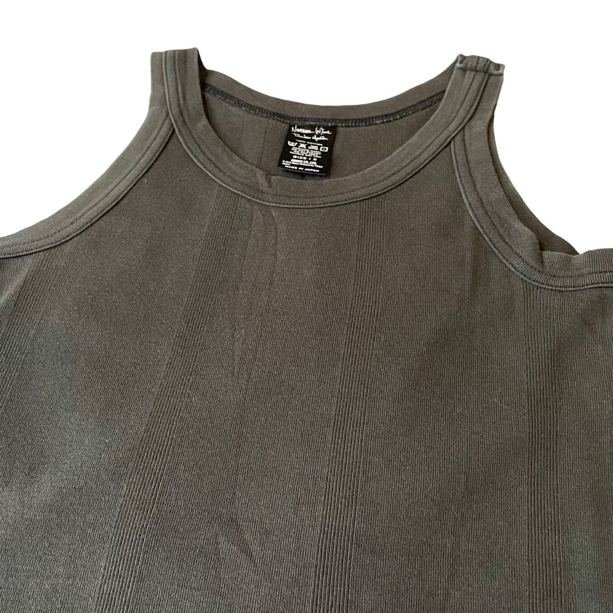 Number (N)ine Number (N)ine 06AW "Noir" Ribbed Tank Top Size US M / EU 48-50 / 2 - 3 Thumbnail