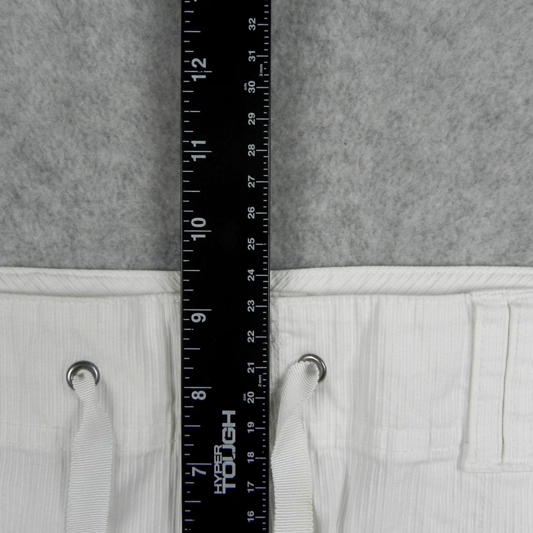 Calvin Klein Calvin Klein Pants Womens 10 Riley Capri Cargo White Flex Drawstring Pockets Size 32" / US 10 / IT 46 - 6 Thumbnail