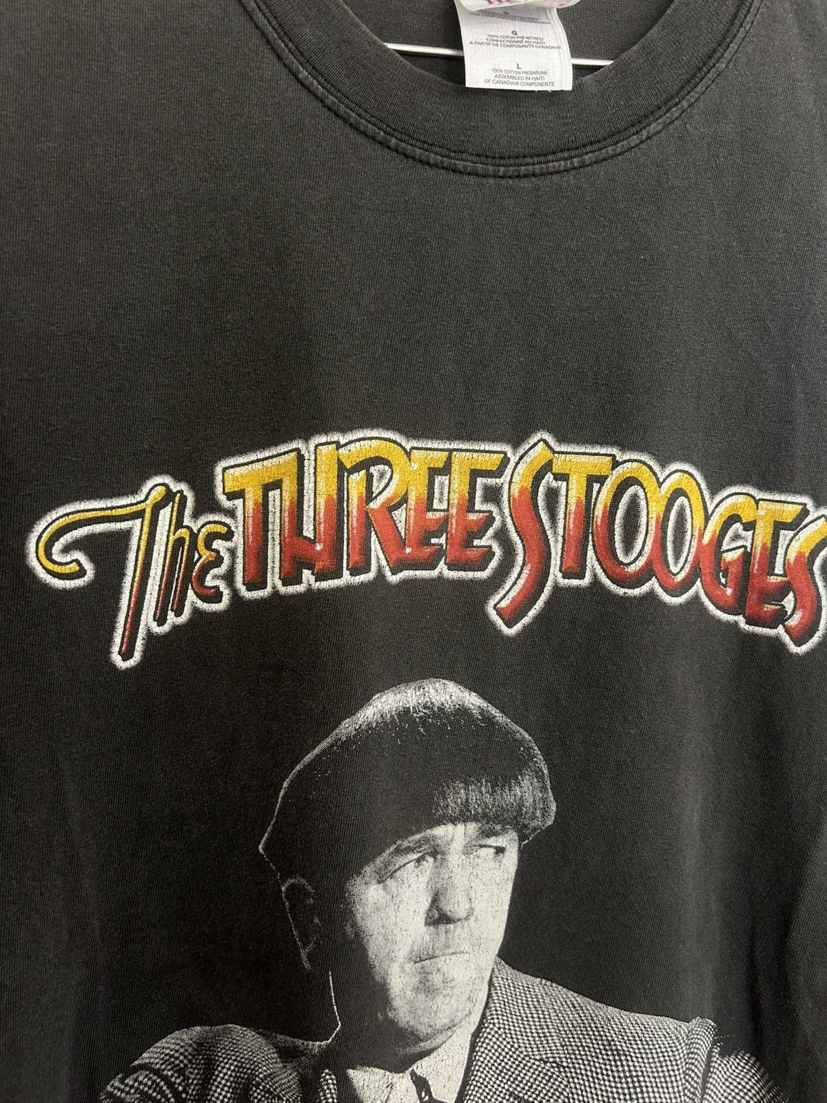 Vintage Vintage The Three Stooges Wrap Around Graphic Fader T-shirt Size US L / EU 52-54 / 3 - 5 Thumbnail