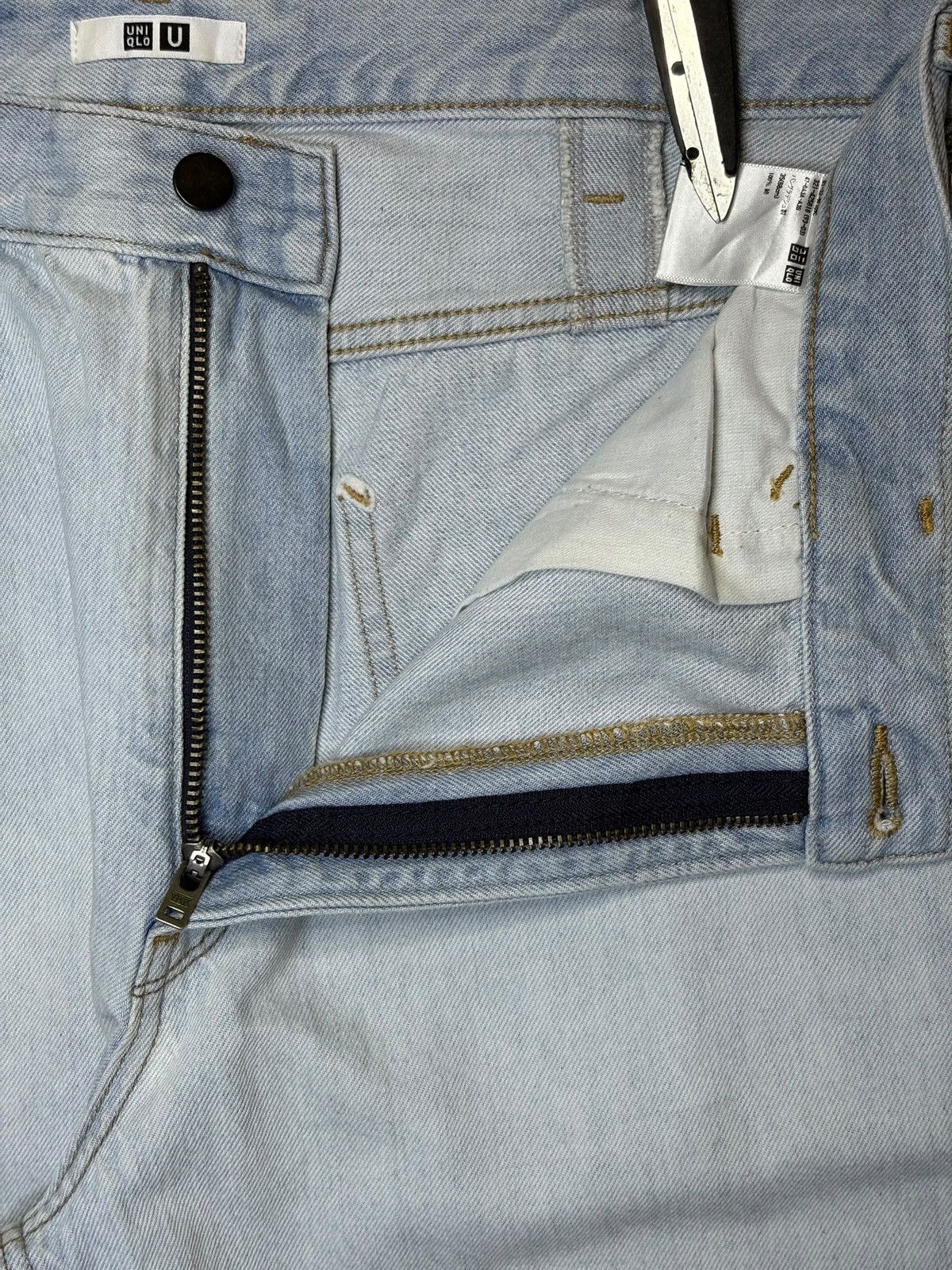 Christophe Lemaire × Japanese Brand × Uniqlo Vintage Uniqlo U Christophe Lemaire Light Wash Loose Jeans Size US 35 - 9 Thumbnail