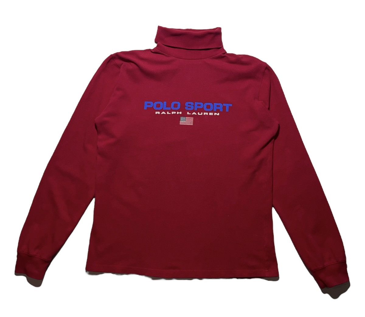 Polo Ralph Lauren Vintag Ralph Lauren Polo Sport Big Logo Turtleneck Size US L / EU 52-54 / 3 - 1 Thumbnail
