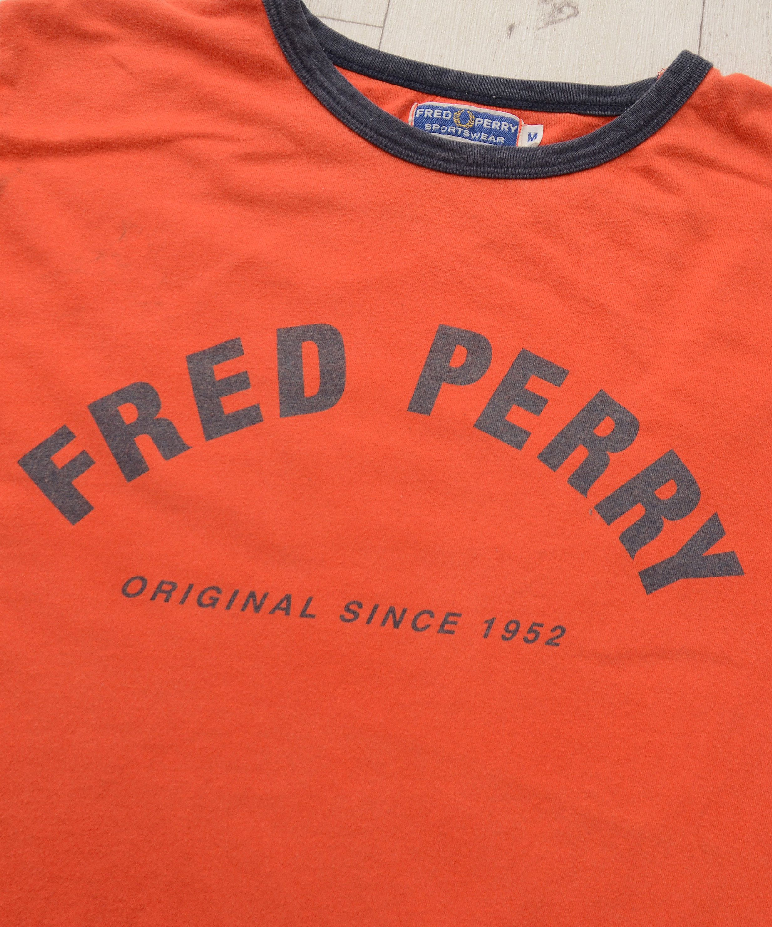 Fred Perry Vintage Fred Perry Big Logo T-Shirt Tee Short Sleeve Size US M / EU 48-50 / 2 - 6 Thumbnail