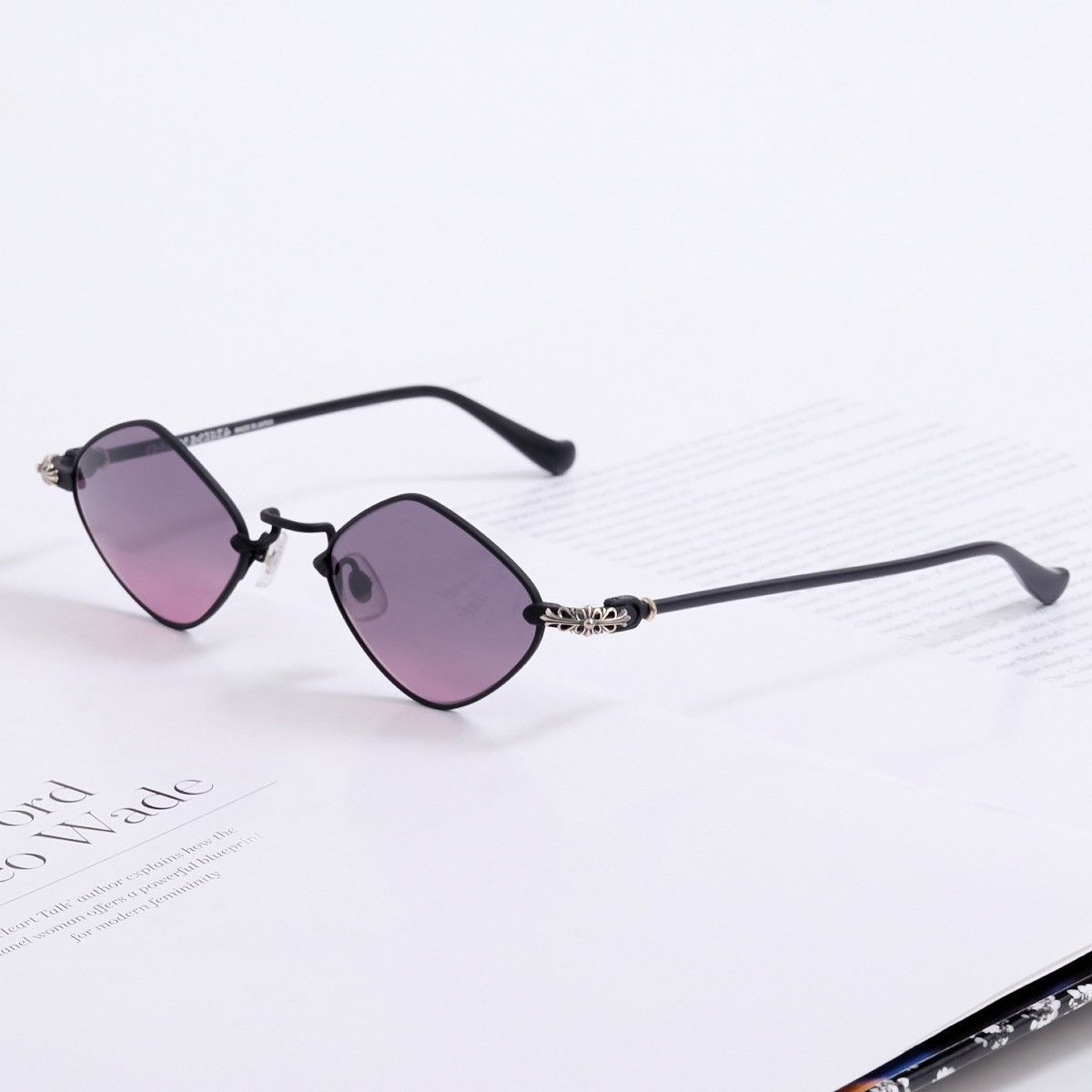 Chrome Hearts CHROME HEARTS DIAMOND DOG MATTE BLACK/MATTE BLACK/PLASTIC SUNGLASSES Size ONE SIZE - 2 Thumbnail