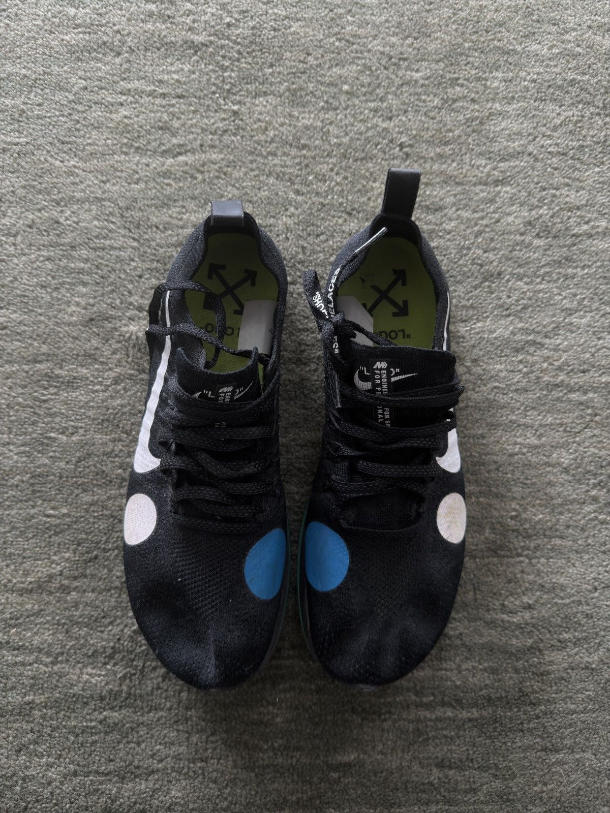 Nike × Off-White OFF WHITE X NIKE MERCURIAL ZOOMFLY Size US 9.5 / EU 42-43 - 3 Thumbnail