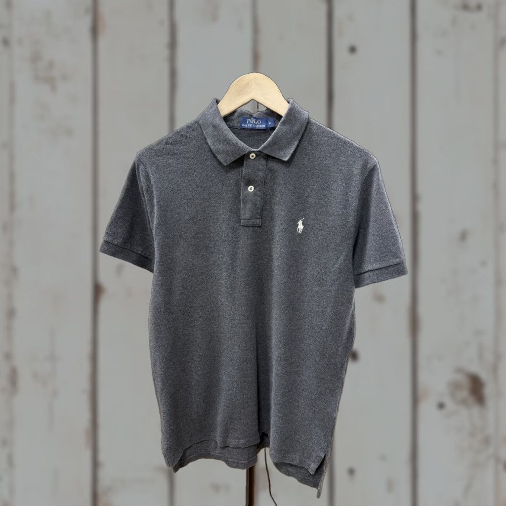 Ralph Lauren VINTAGE Polo Ralph Lauren Polo T-Shirt Retro Rare Hype M Gray Mens Polo Shirt Size US M / EU 48-50 / 2 - 1 Thumbnail