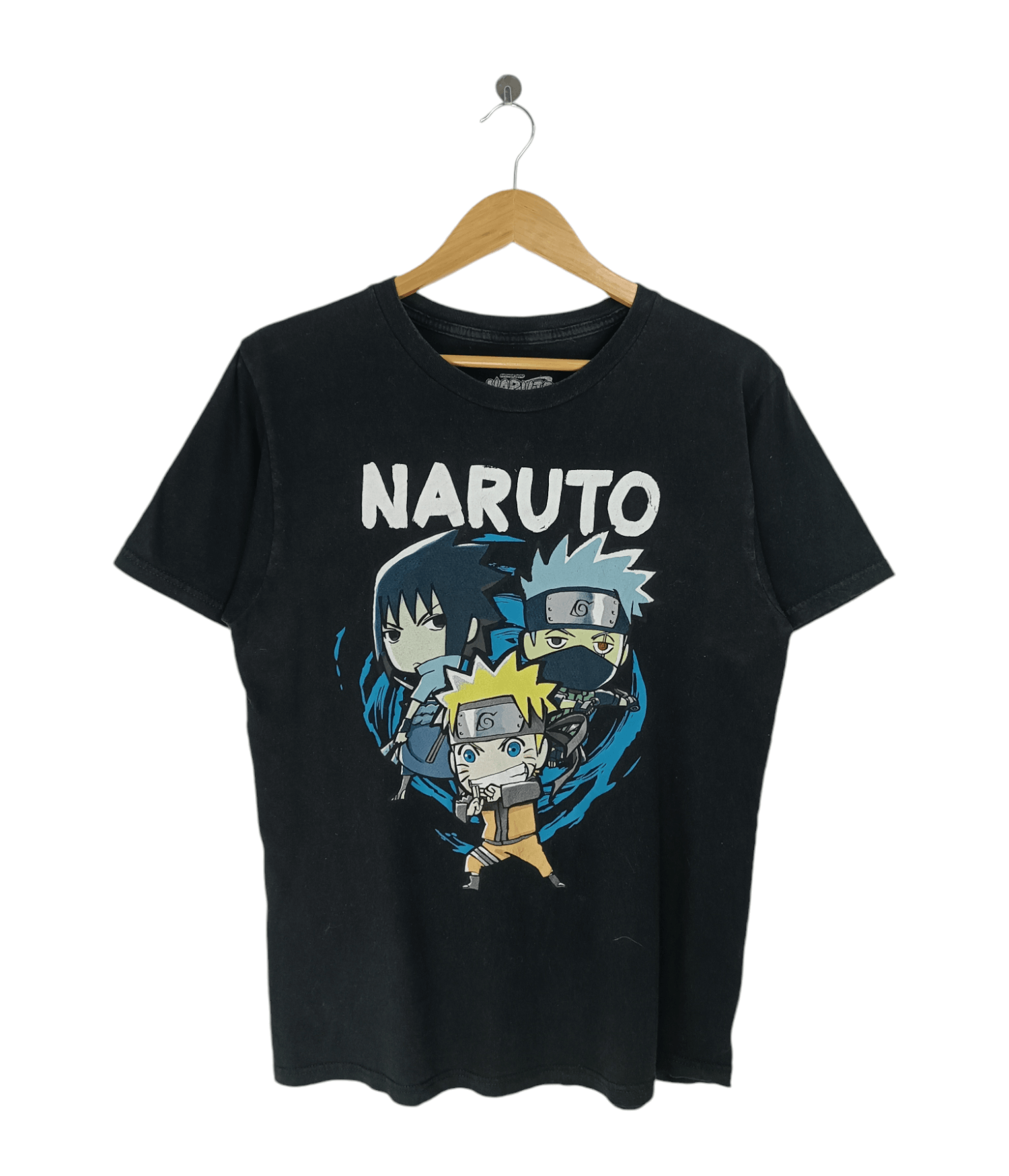 Anime VINTAGE NARUTO KAKASHI SASUKE LINEUP TEE bleach one piece Size US M / EU 48-50 / 2 - 1 Thumbnail