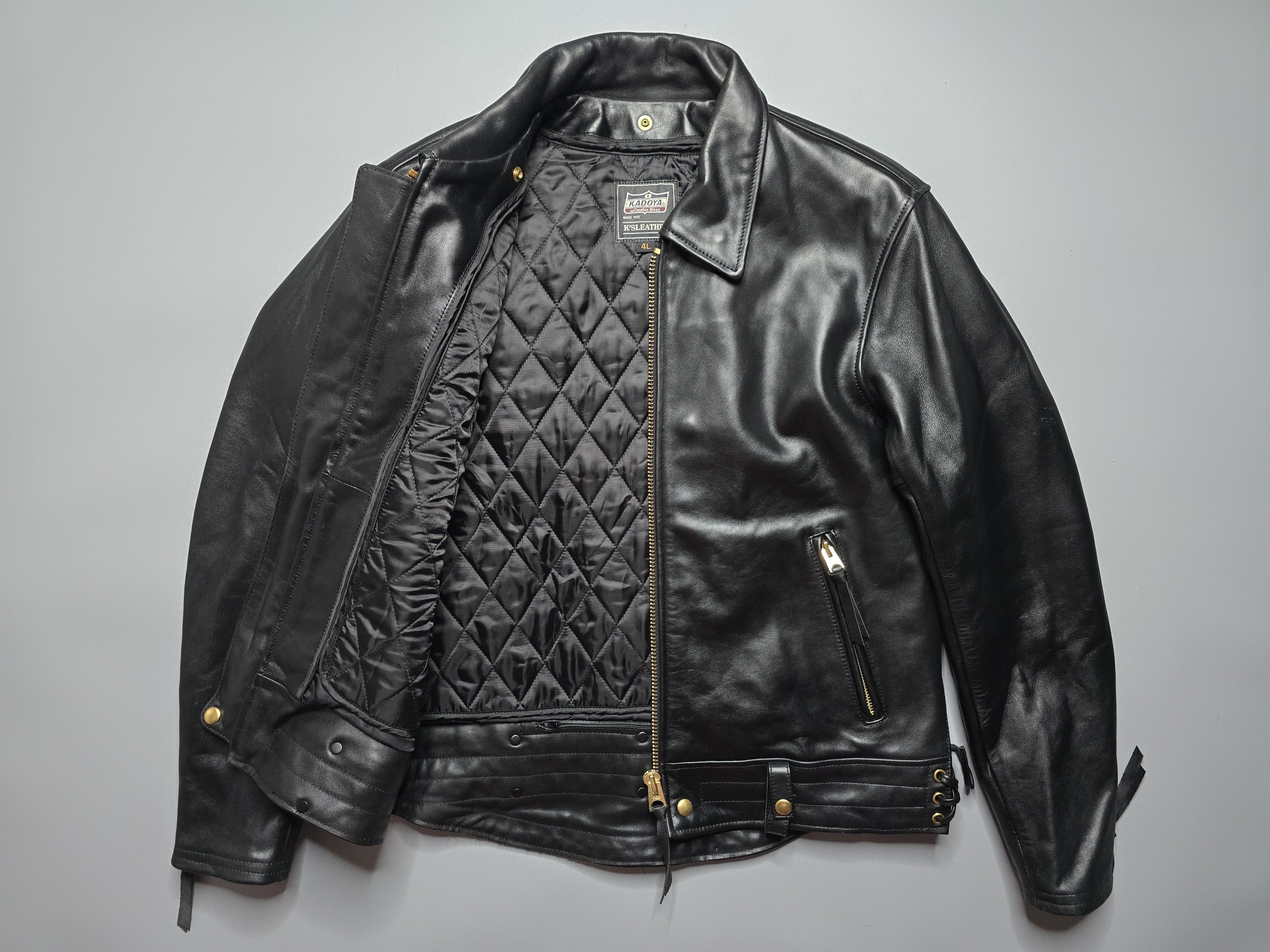 Kadoya Kadoya - CHW-JP Single Riders Leather Jacket Size US L / EU 52-54 / 3 - 3 Thumbnail